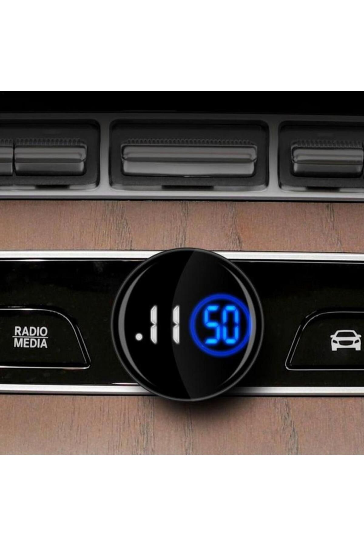Choice-Black Clock For Vehicle Dashboard Waterproof Stick On Dashboard Clock Touch Control Clocks For Conve 4