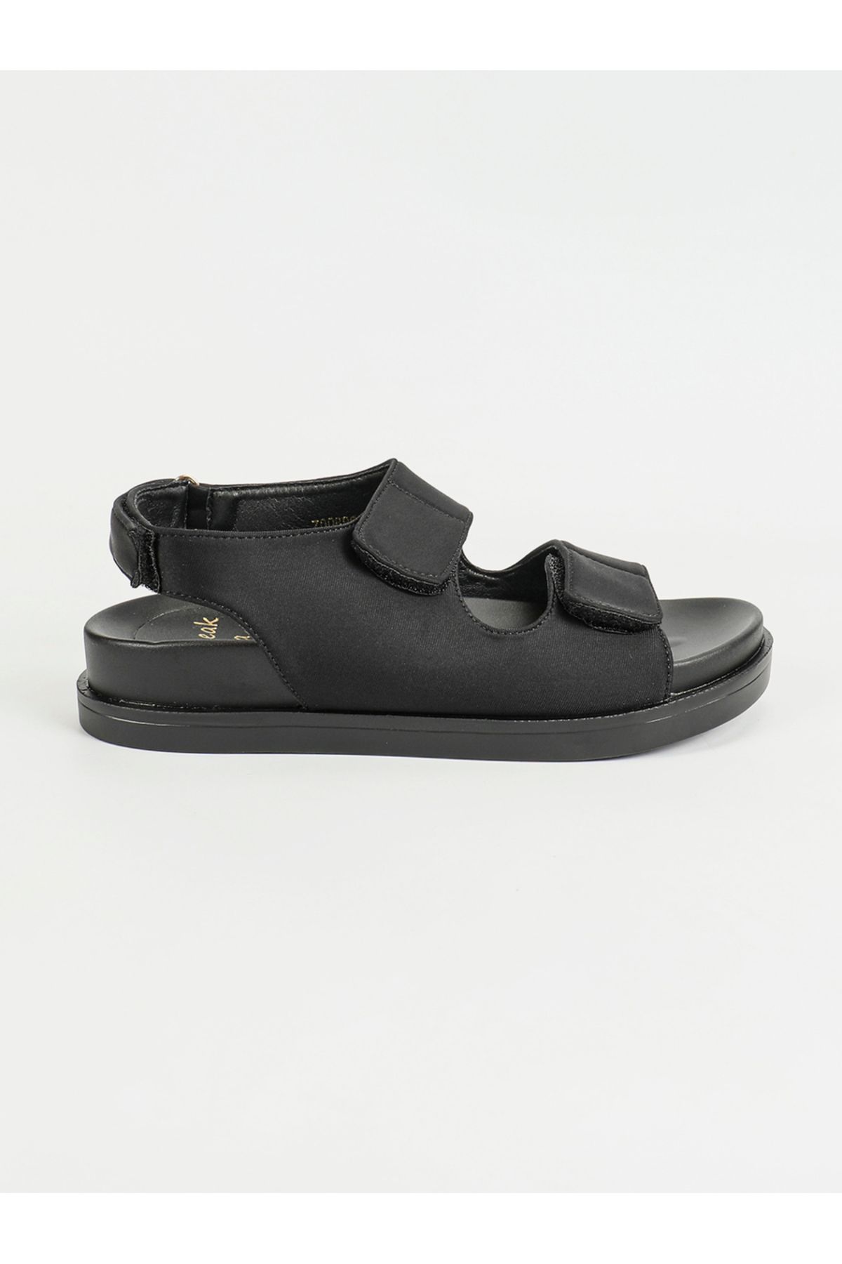 Sneak-a-Peek By Styli-Double Velcro Strap Open Toe Sandals 5