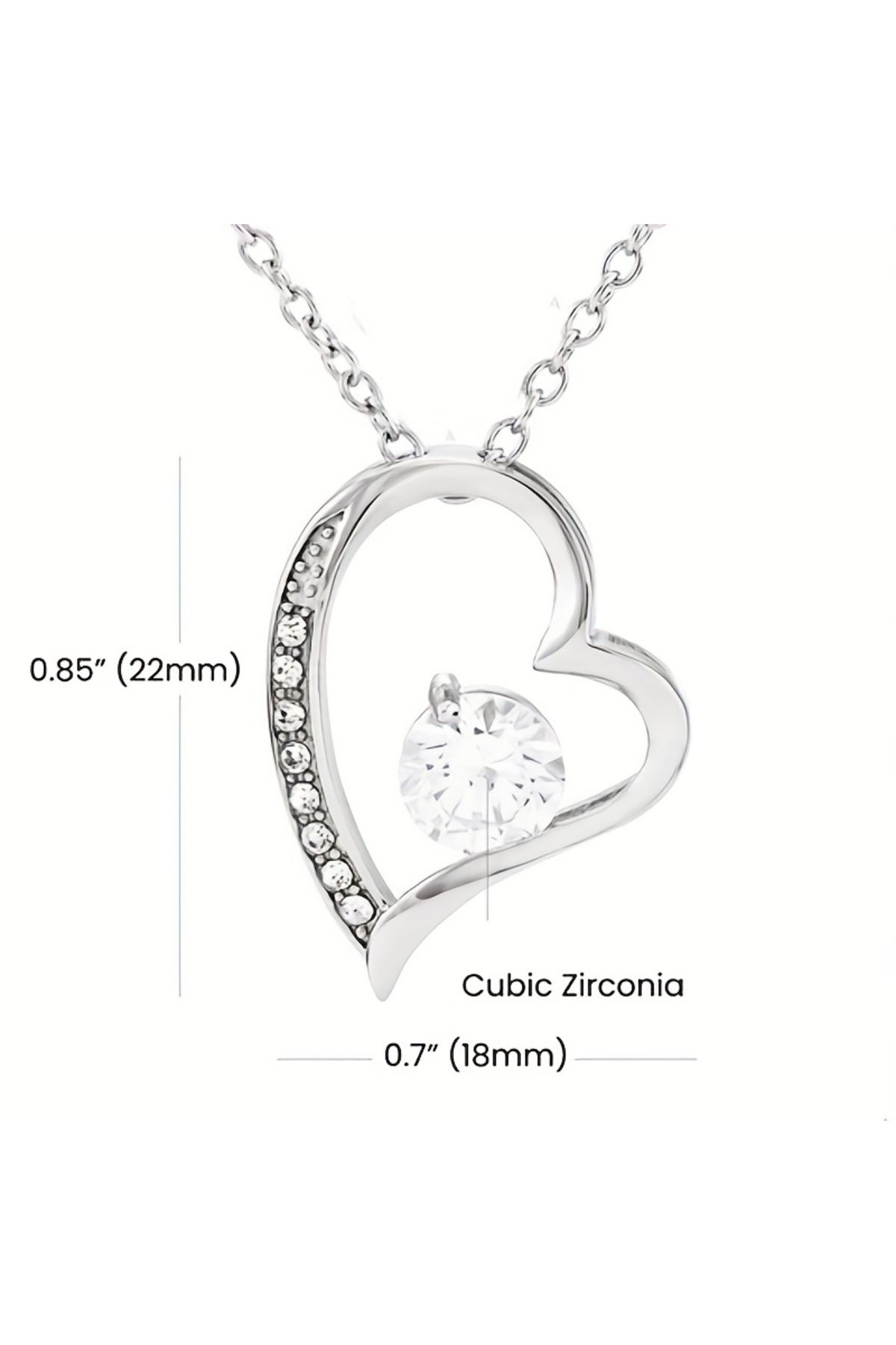 Choice-Platinum Plated Grandmother Gifts, Gift For Grandmother, Message Card Jewelry Cubic Zirconia Decor H 6