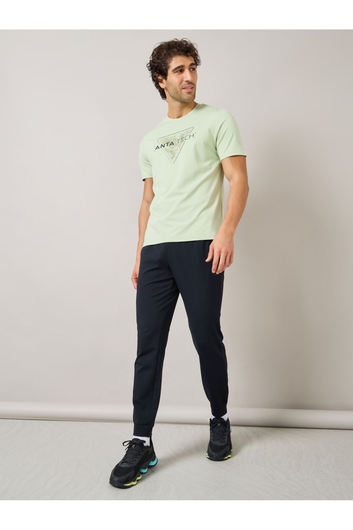 Anta-Logo Print Chill Touch Training T-Shirt 2