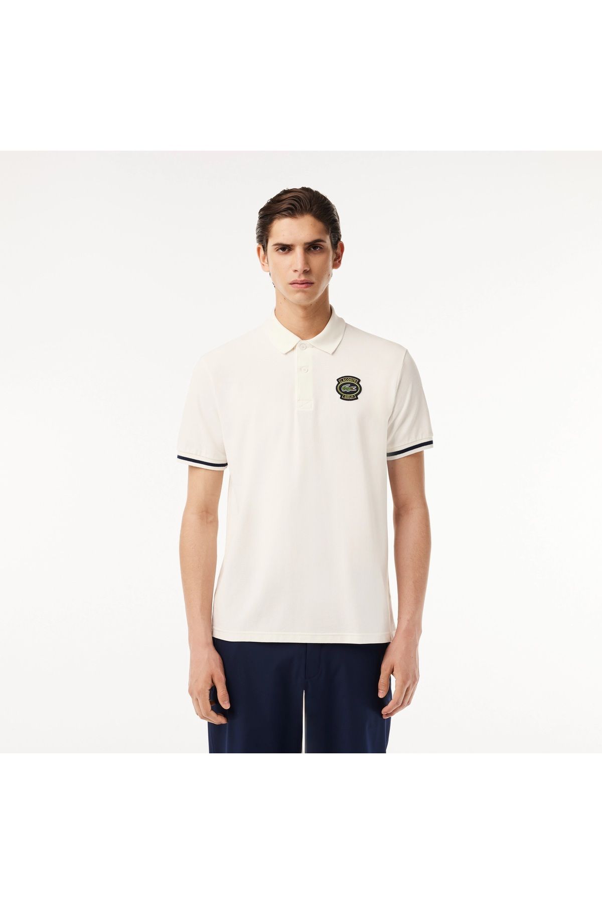 Lacoste Sport //tricou Polo Alb Pentru Bărbați Lacoste Masculin - M