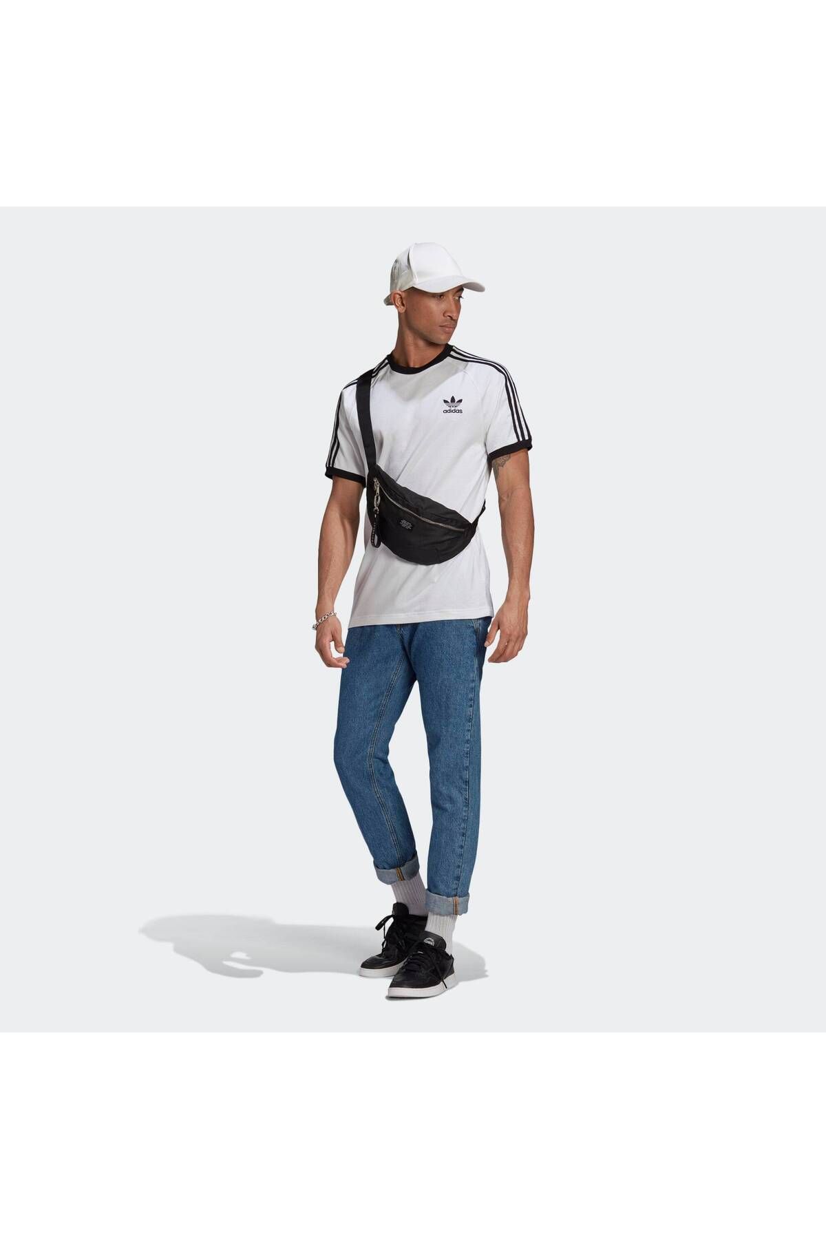 adidas-تي شيرت أبيض للرجال من Adicolor Classics (GN3494) 4