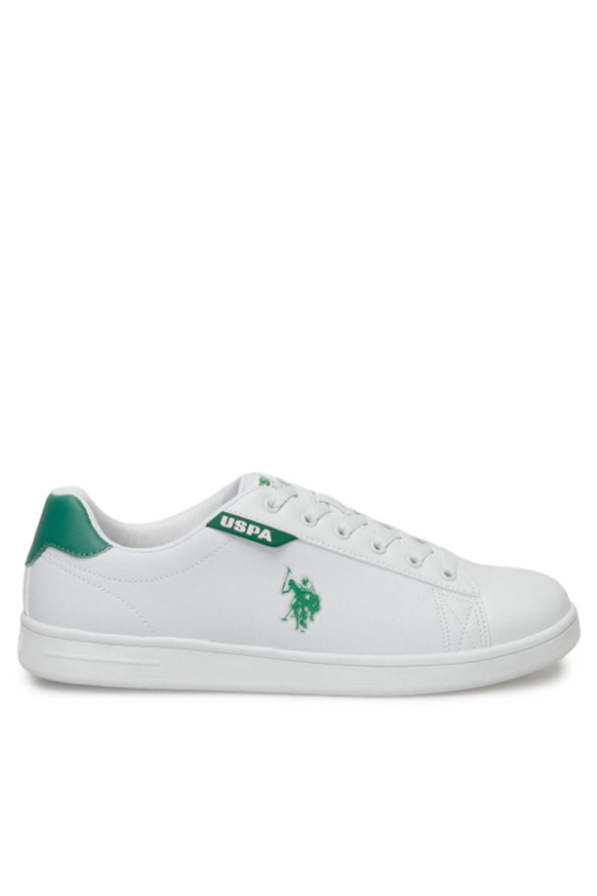 U.S. Polo Assn. Erkek Düz Beyaz Sneaker
