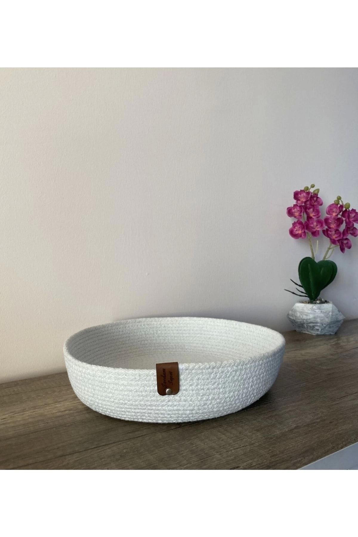 Sevdam Sepet Cutie Subțire Albă Multifuncțională - Cutie Decorativă Și De Depozitare - One Size