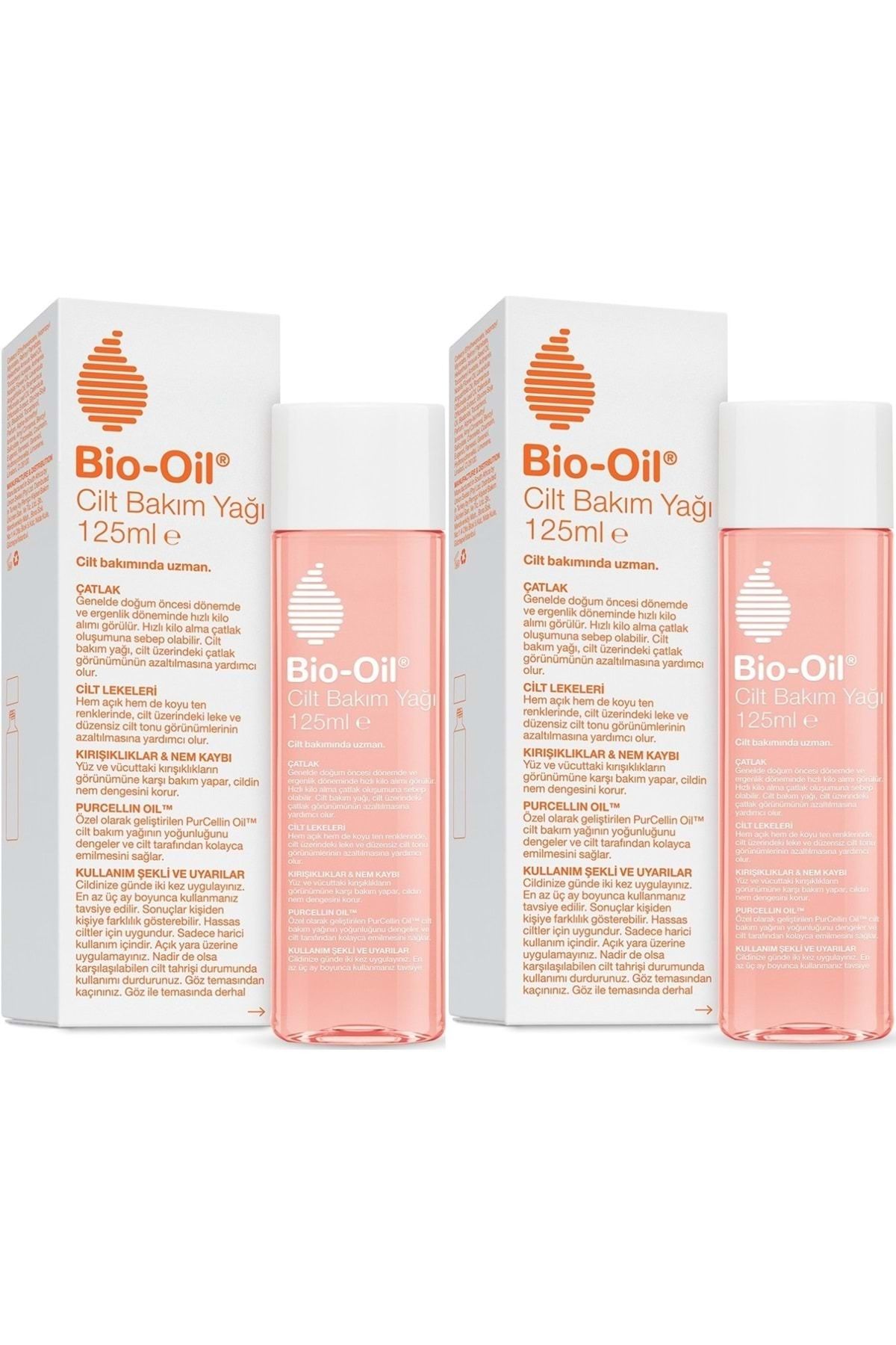 Bio-Oil Çatlak Oluşumunu Önleyici Cilt Bakım Yağı 125ml (YENİ FORMÜL) (2 Lİ SET)