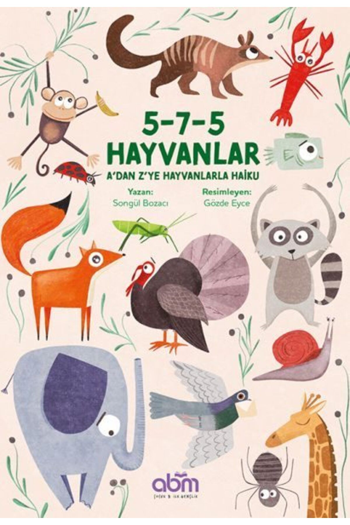 Abm Yayınevi 575 Hayvanlar Adan Zye Hayvanlarla Haiku