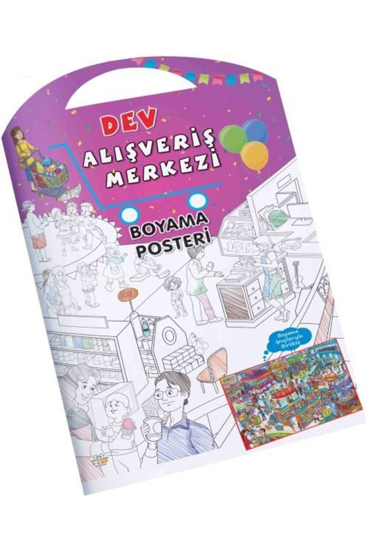 0-6 Yaş Yayınları Alışveriş Merkezi Dev Boyama Posteri