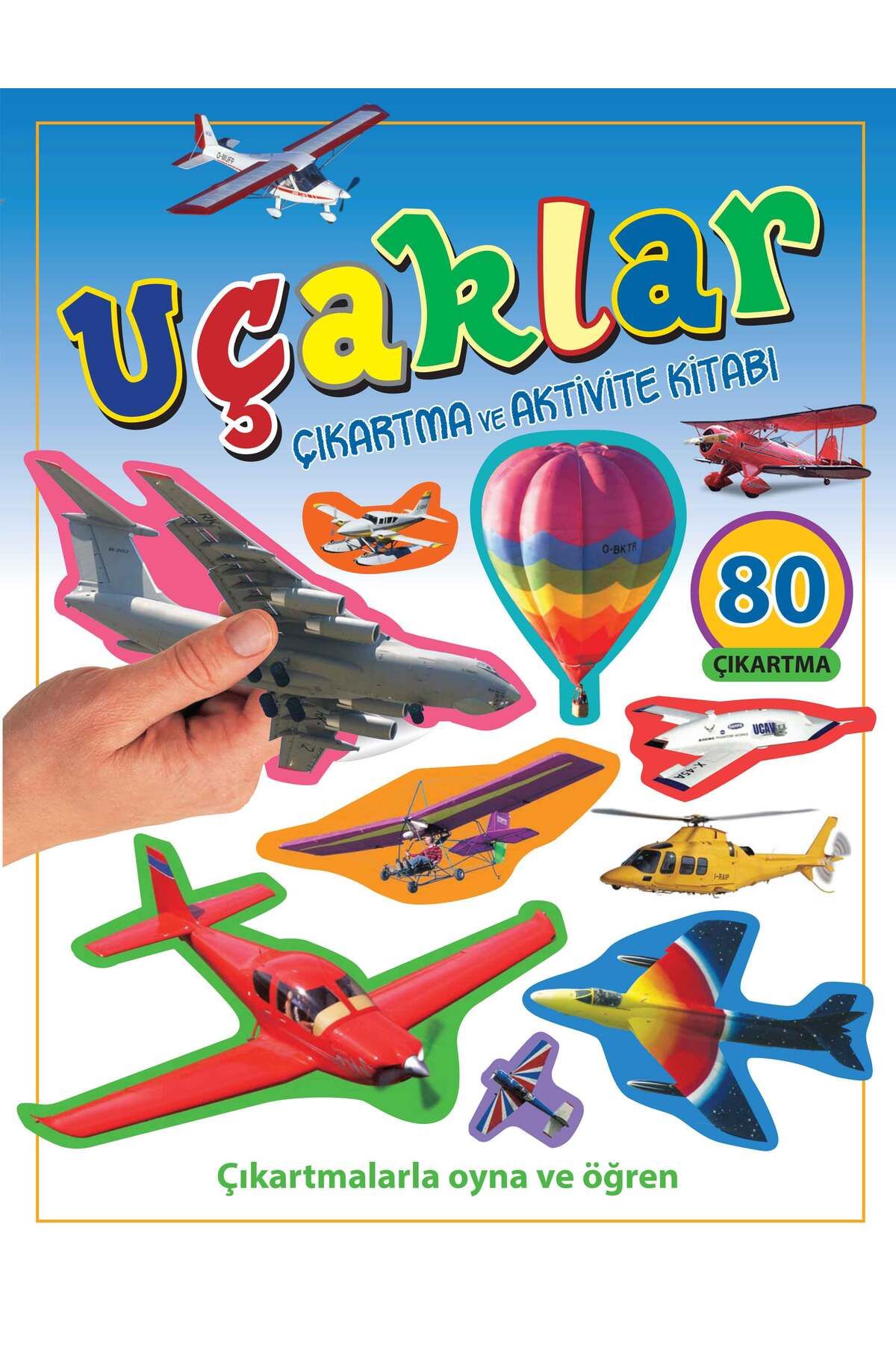 Parıltı Yayınları Uçaklar Çıkartma ve Aktivite Kitabı