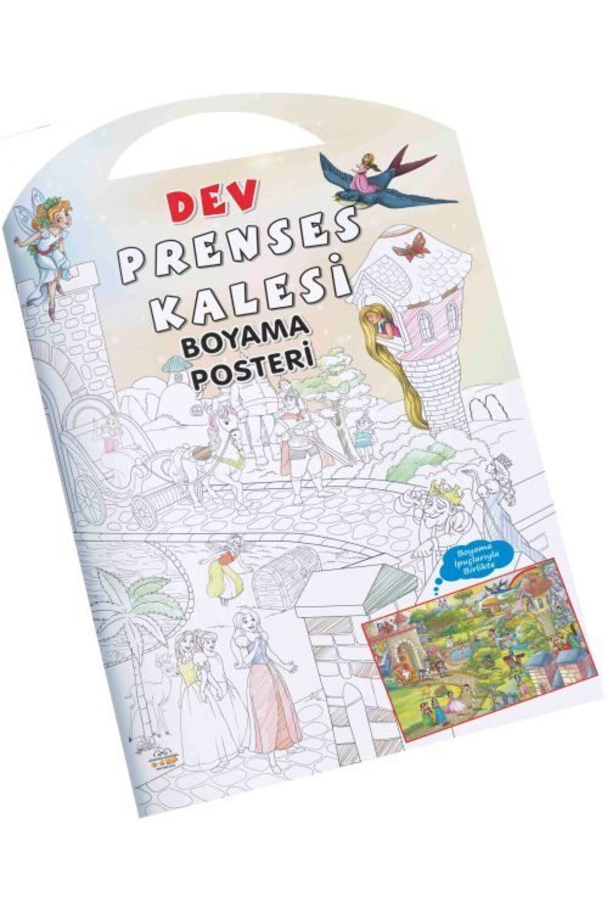 0-6 Yaş Yayınları Prenses Kalesi Dev Boyama Posteri