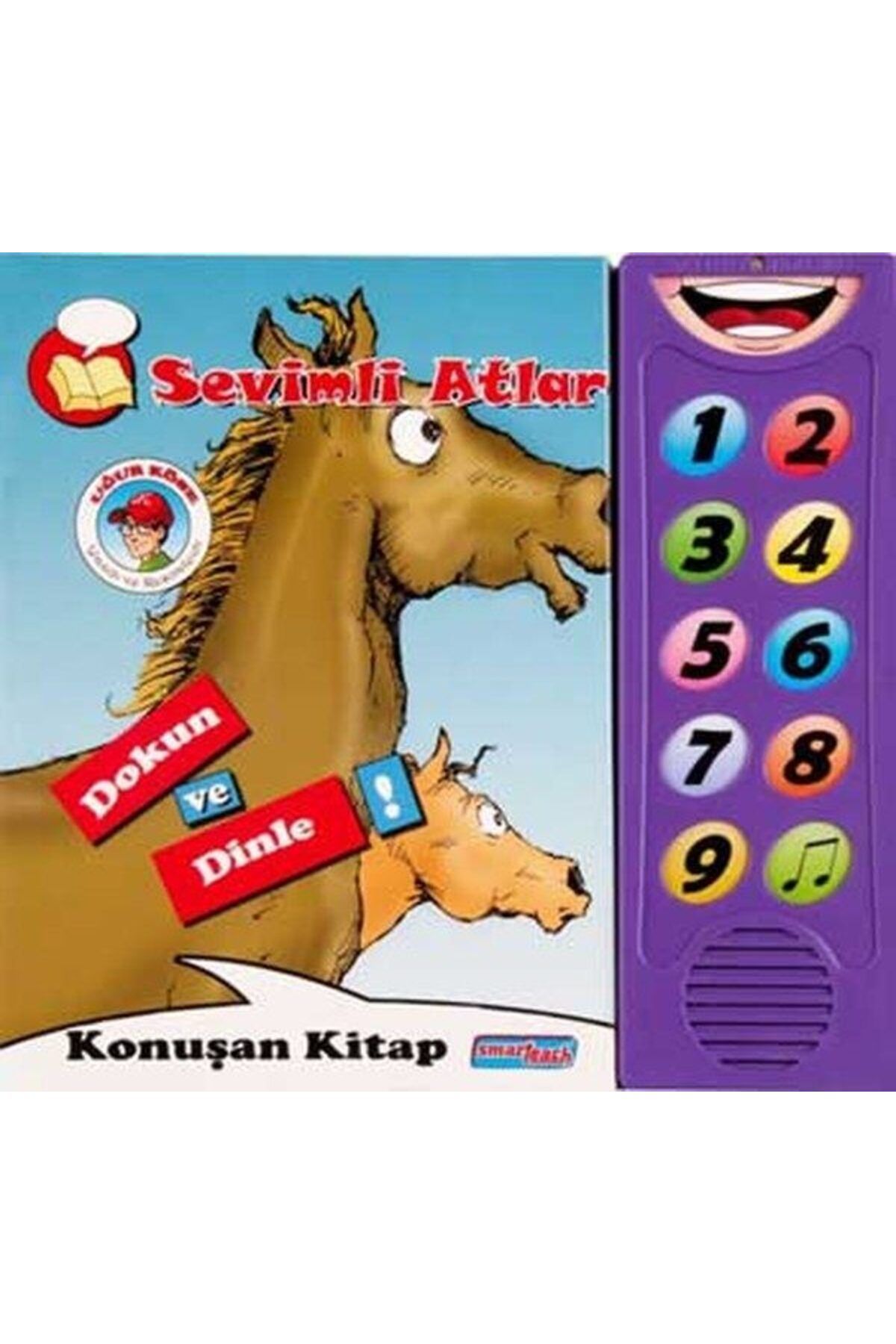 Smarteach Yayınları Sevimli Atlar Dokun ve Dinle Konuşan Kitap