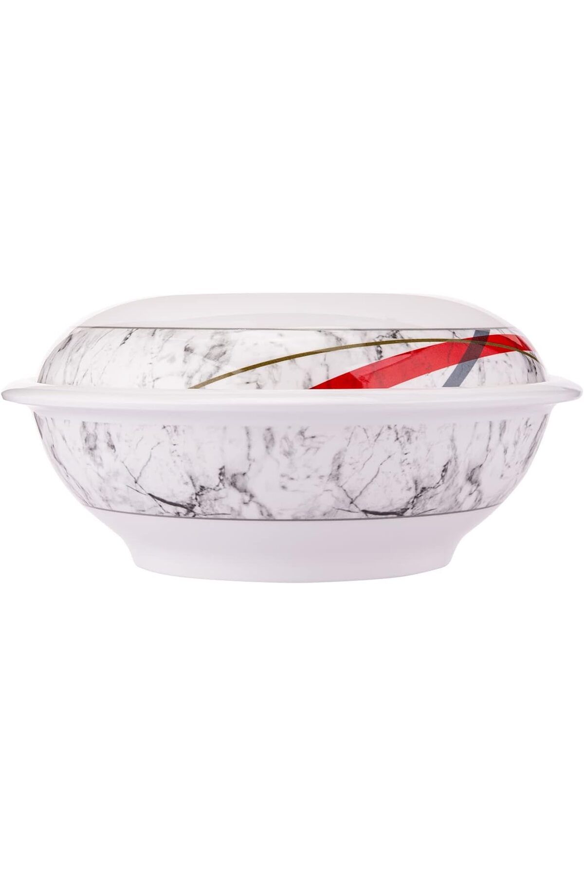 AKDC-M/MINE SOUP BOWL W/LID 25CMX25CMX12CM White 8850688071791 1