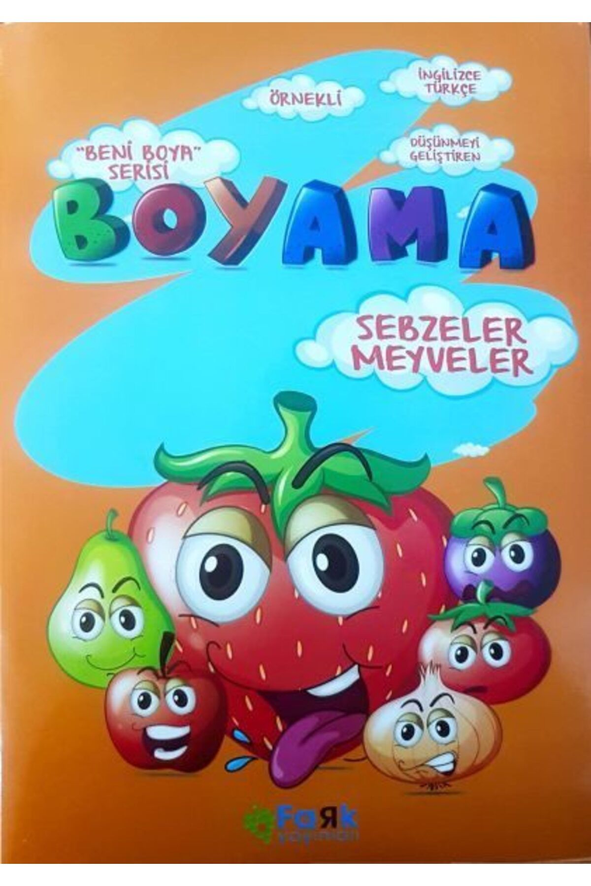 Fark Yayınları Beni Boya Serisi Sebzeler Meyveler