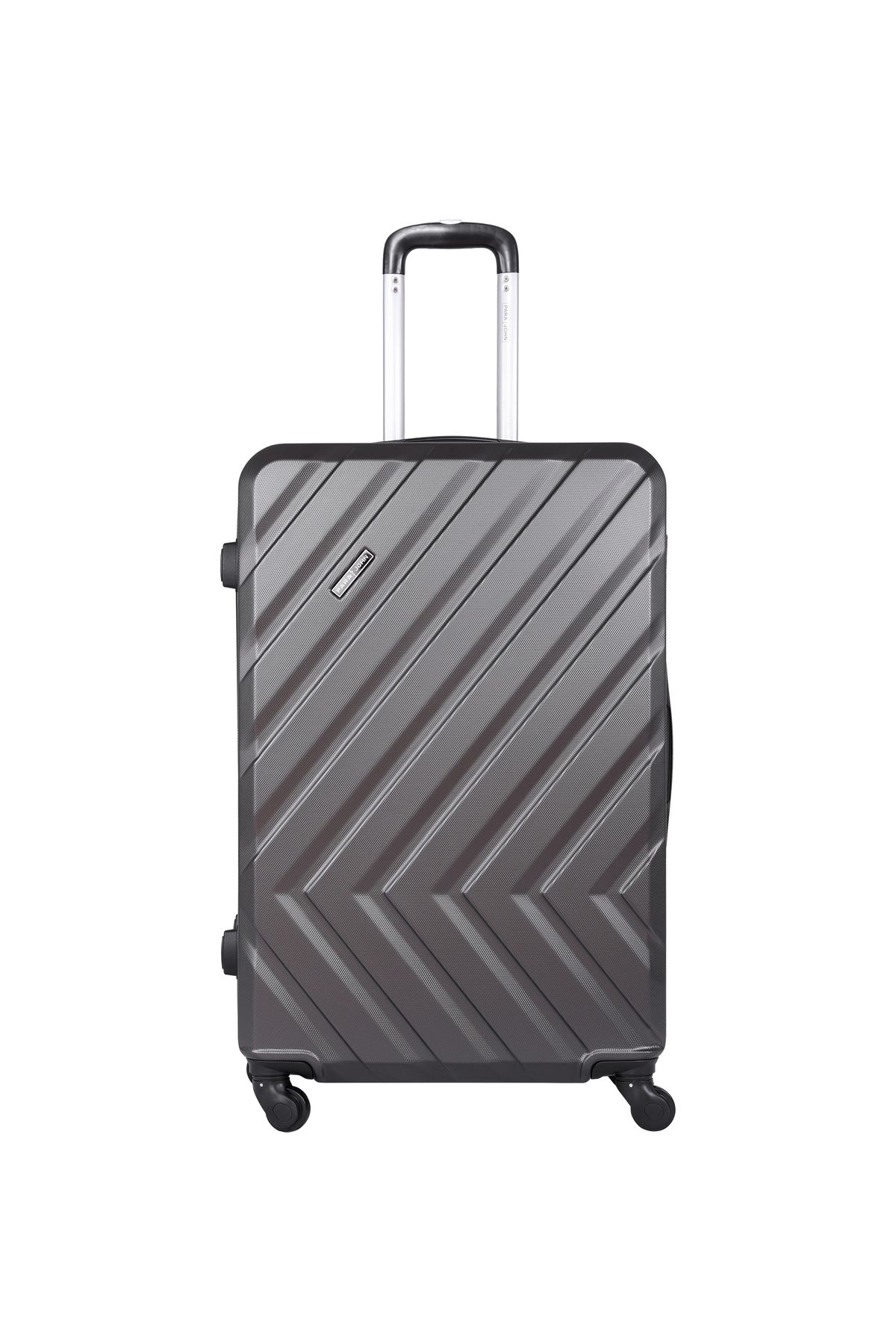 PARAJOHN-Chevron 24-Inch (Medium) ABS Hard Case Checked-In Luggage Trolley Bag with 4 Spinner Wheels and Lock 1