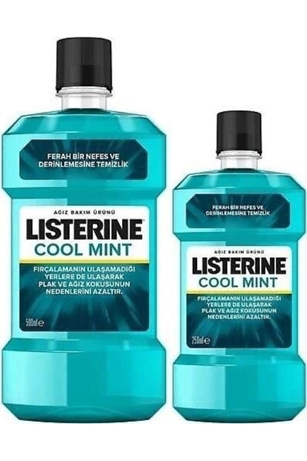 Listerine Cool Mint 500 ml 250 ml Ağız Bakım Suyu