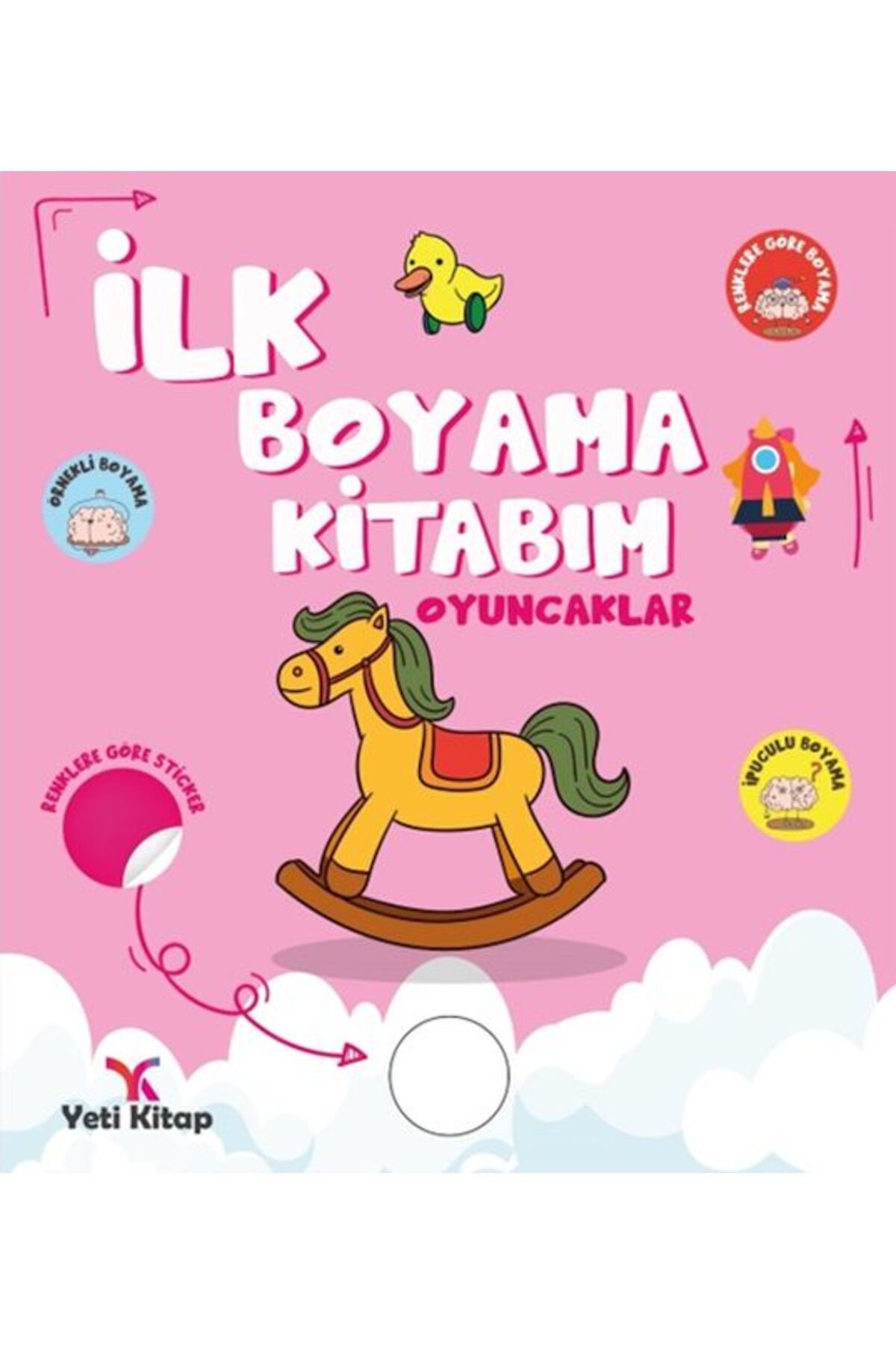 yeti kitap İlk Boyama Kitabım Oyuncaklar
