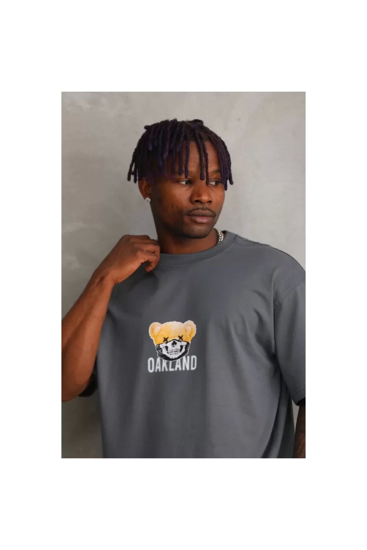 Marsilyan Unisex Baskılı Oversize TShirt
