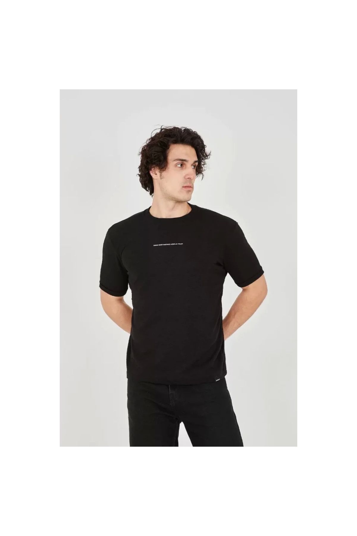 Narnuga Unisex Jakar Kumaş Slim Fit TShirt