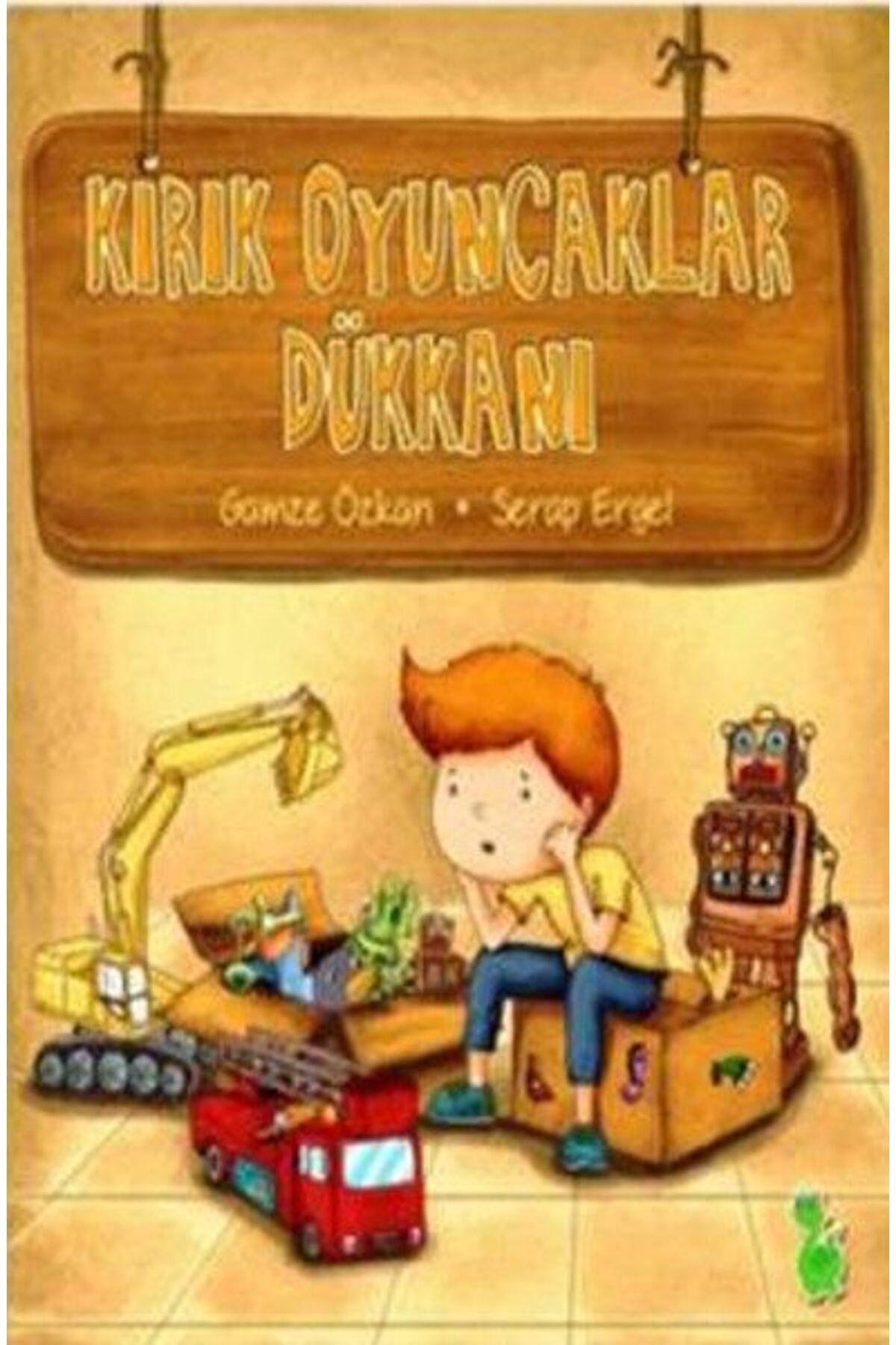 Yeşil Dinozor Kırık Oyuncaklar Dükkanı