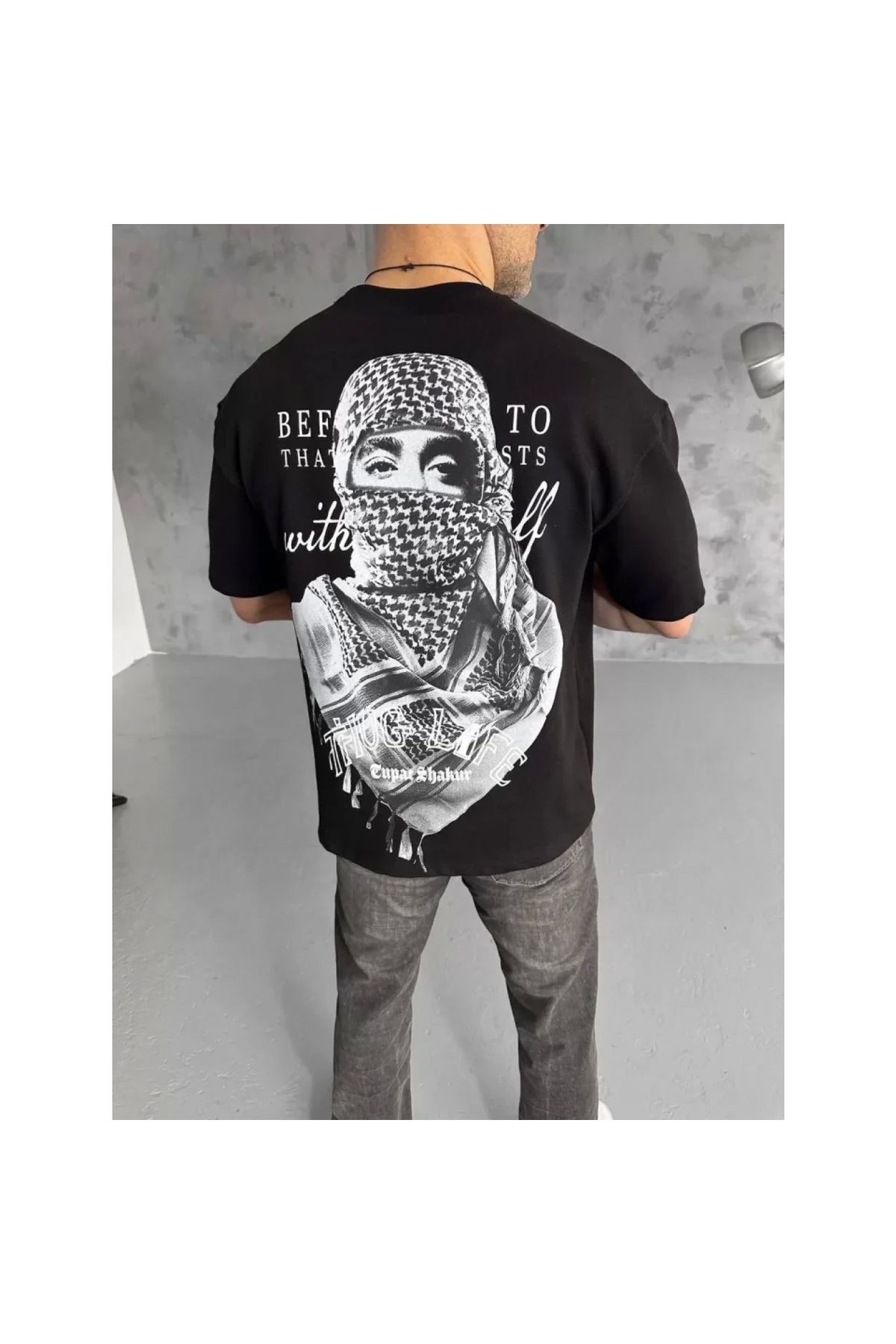 Narnuga Unisex Baskılı Oversize TShirt