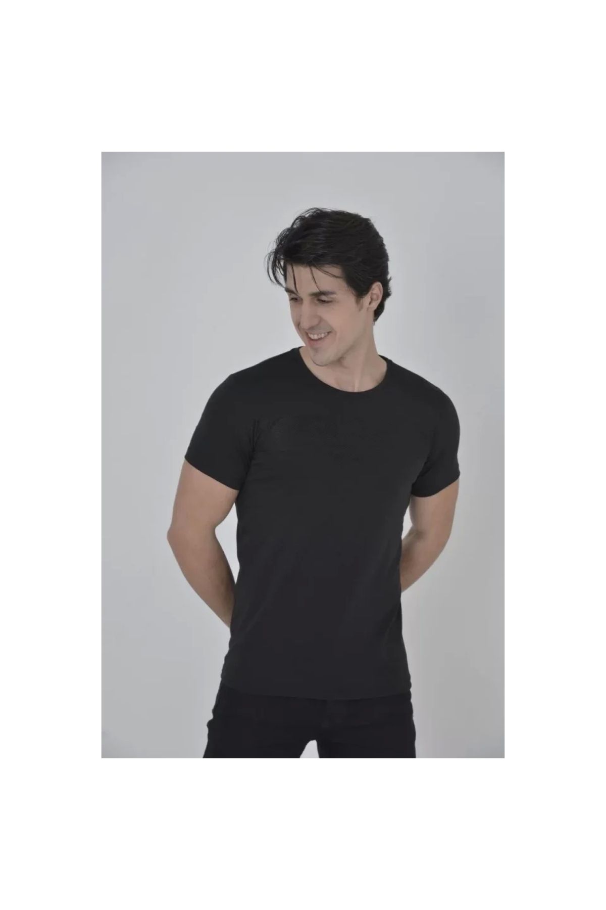 Narnuga Erkek Gögüs Fileli Slim Fit Tshirt
