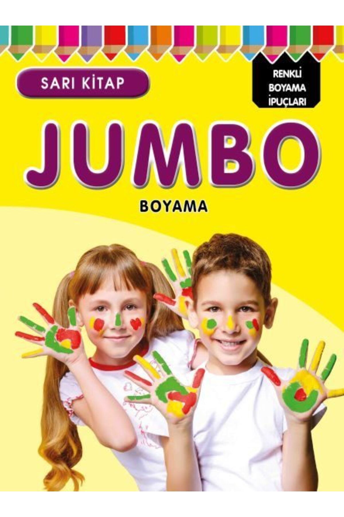 Parıltı Yayınları Jumbo Boyama Sarı Kitap