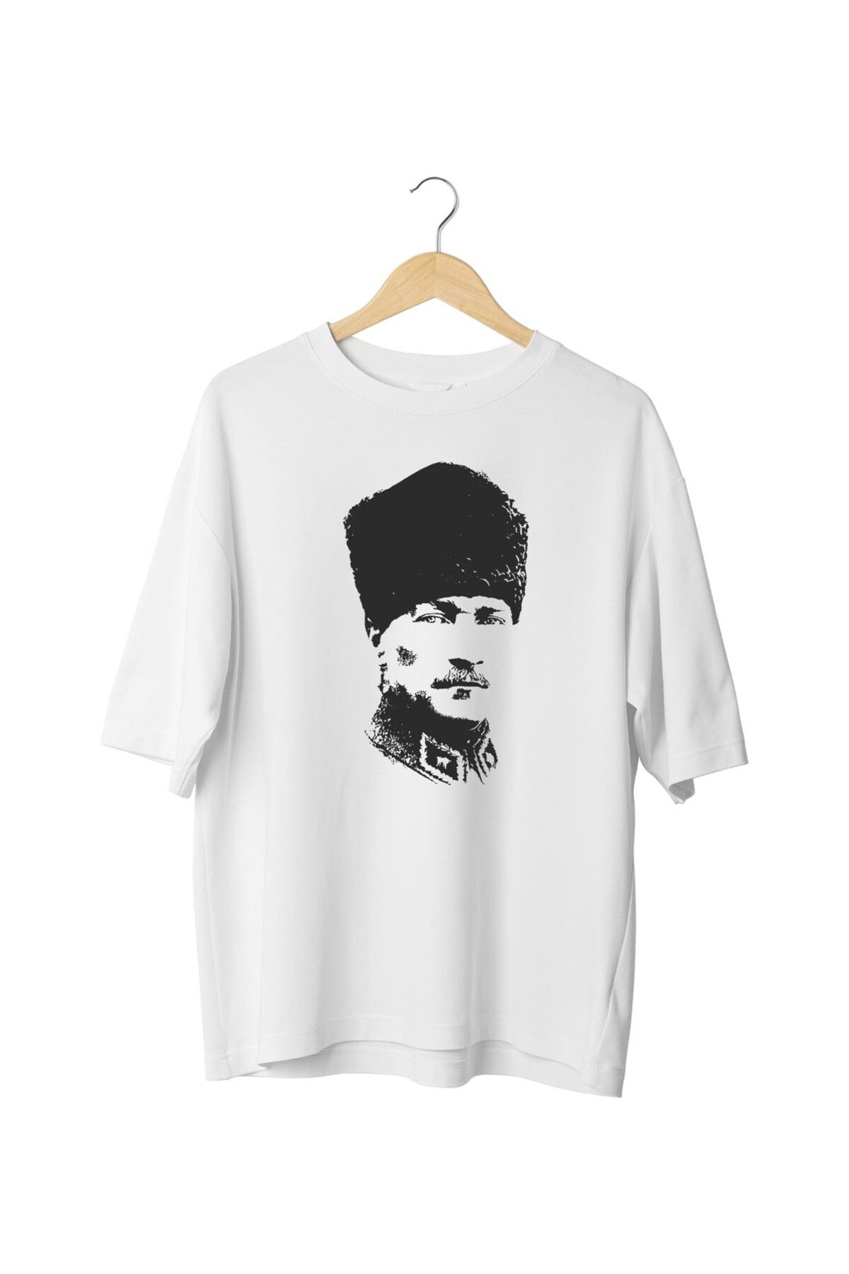 Panda Baskı Tekstil ATATÜRK baskılı özel tasarım oversize Tshirt