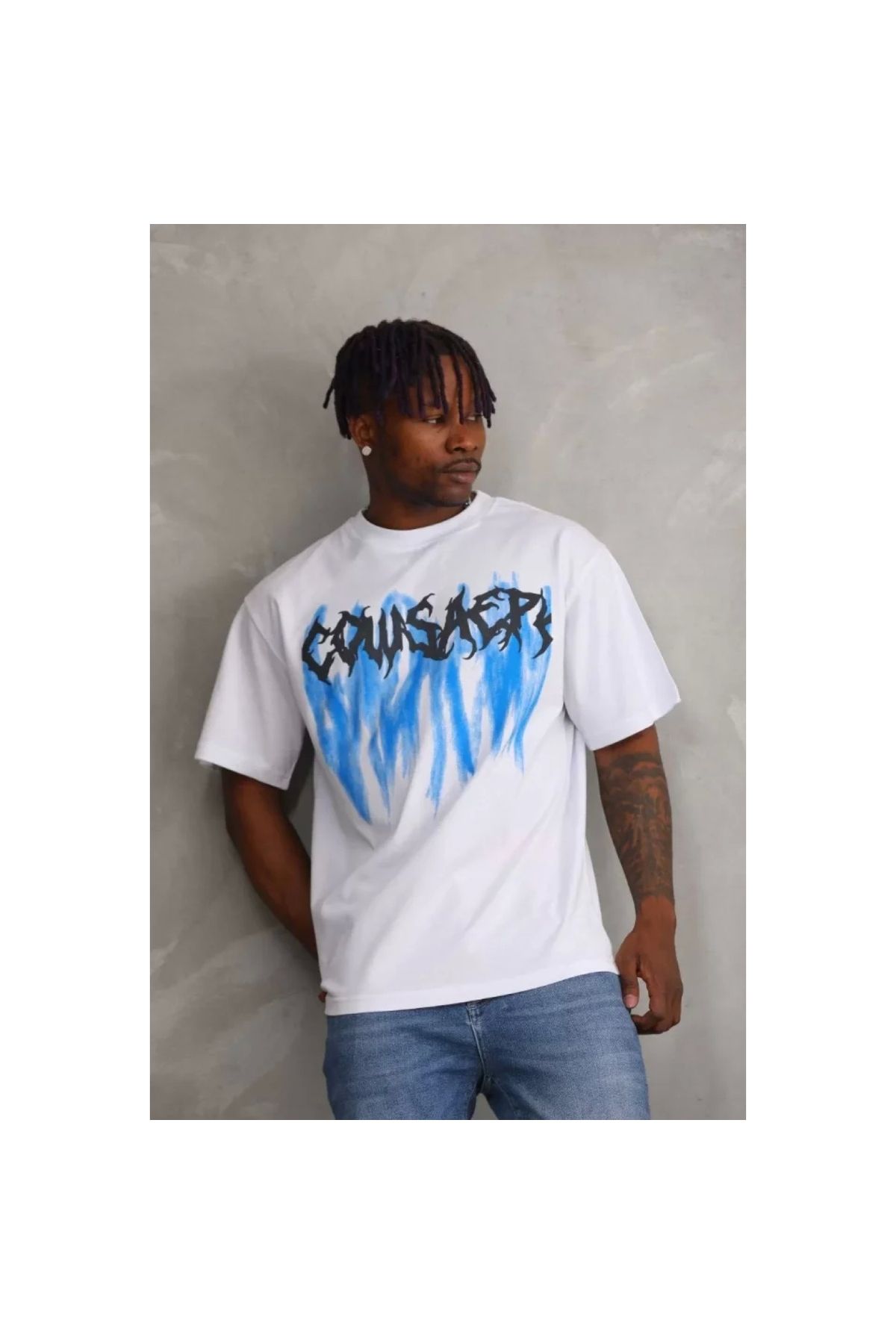 Narnuga Unisex Baskılı Oversize TShirt
