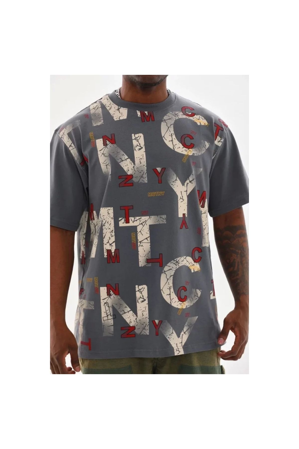 Narnuga Unisex Baskılı Oversize TShirt