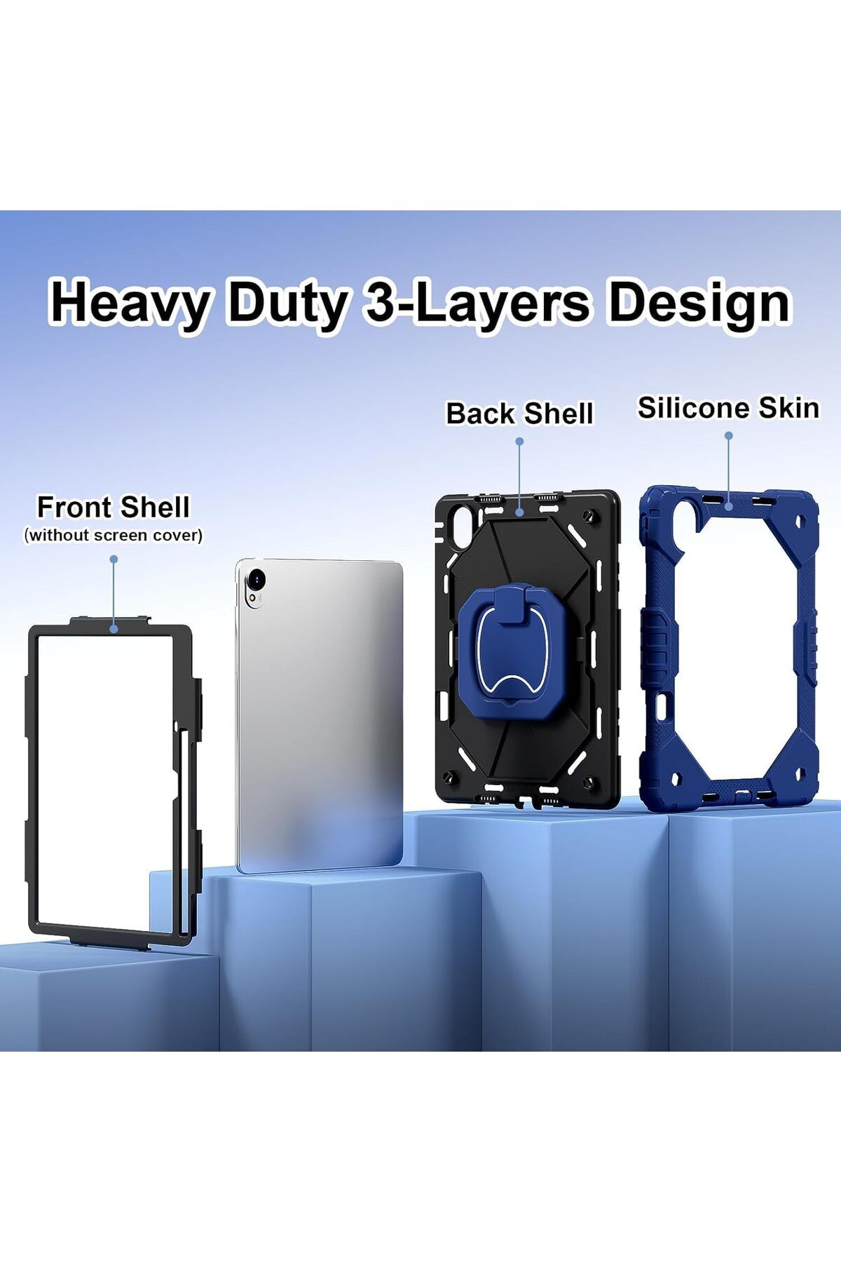 erorex-Fegishilly Case Compatible with Huawei MatePad 11.5 S 2024 Tablet Case, Shockproof Military Grade 2