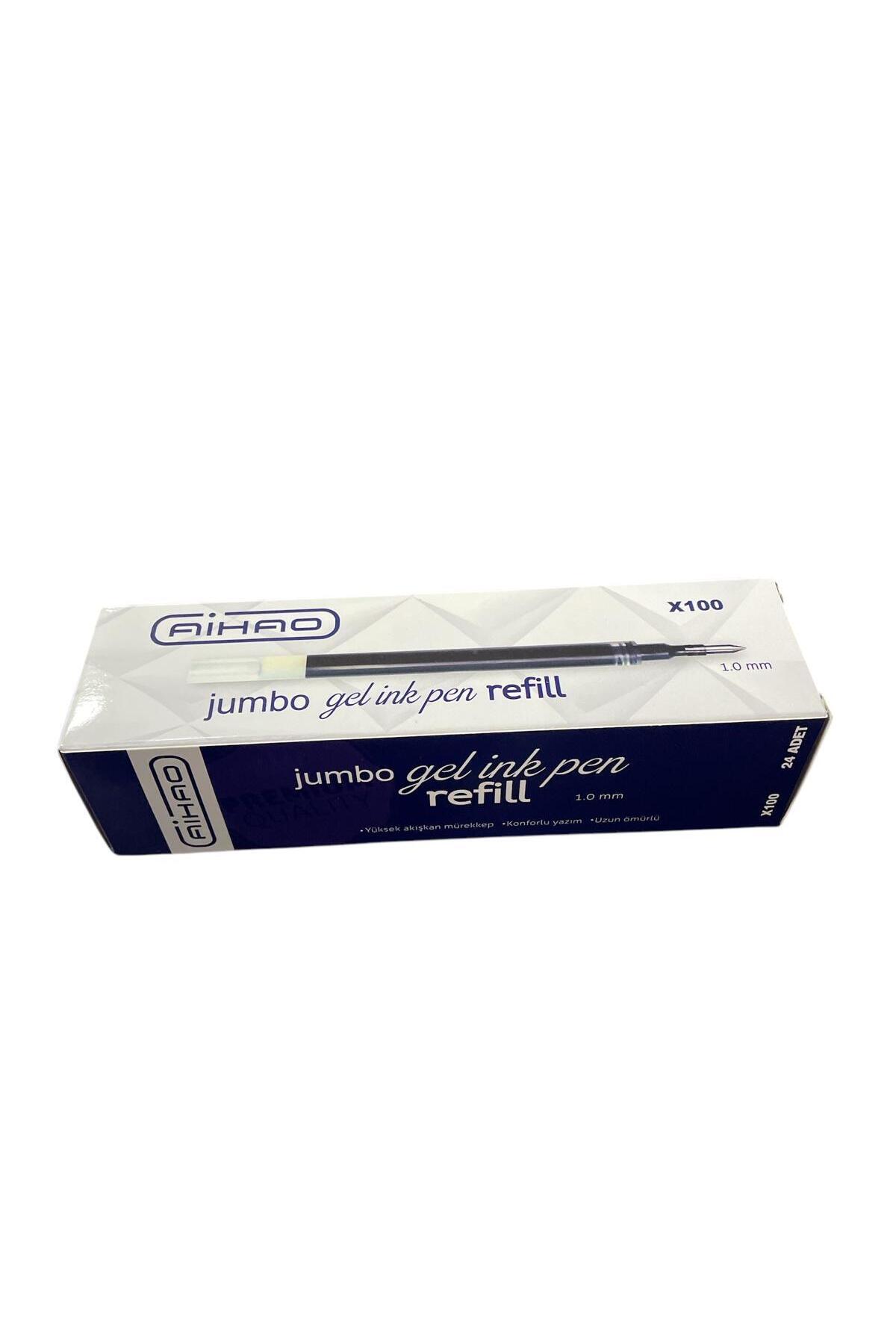 Mikro Jumbo İmza Kalem Refili Mavi Renk 24'Lü ( 1 Paket