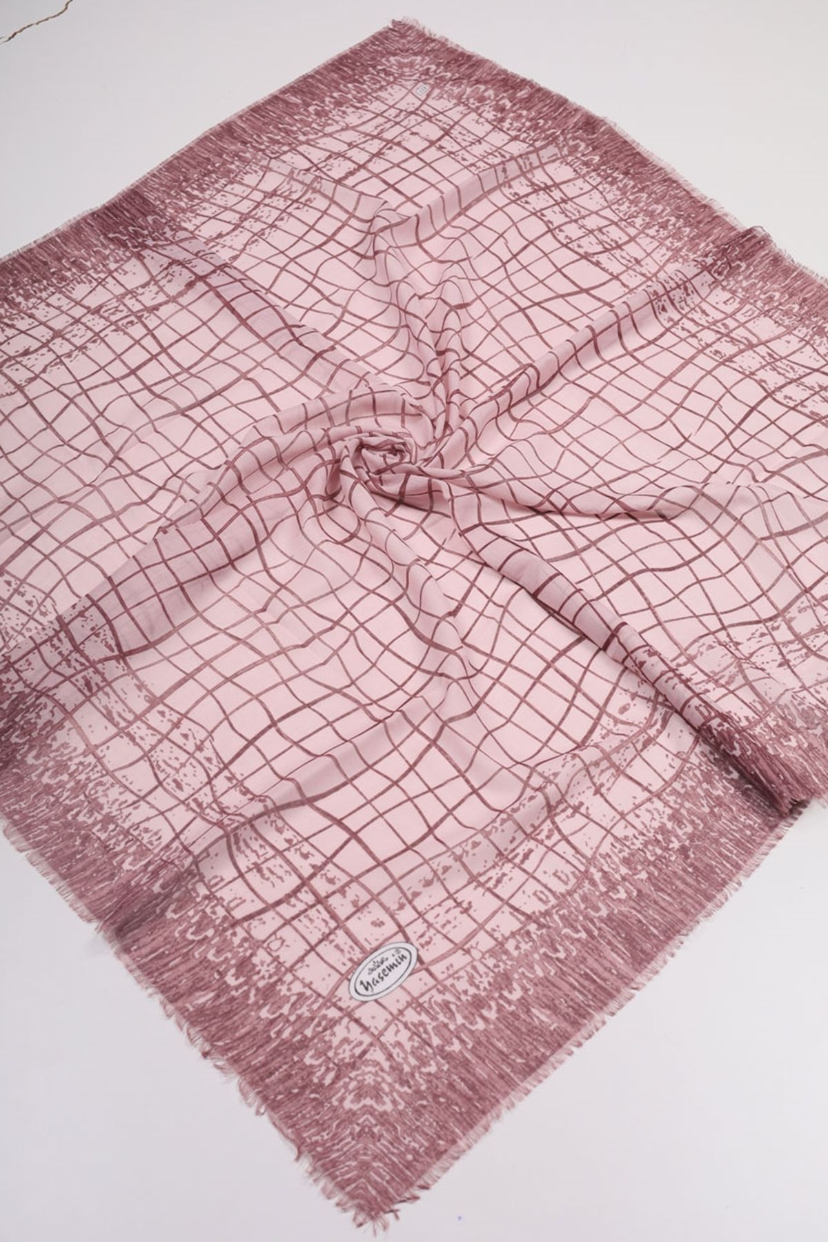 YASEMİN-Jasmine Silk Patterned Disassembly Cheesecloth - Pattern-06 - Color-26 1