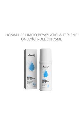Homm Life LIMPIO BEYAZLATICI & TERLEME ÖNLEYİCİ ROLL ON 75ML