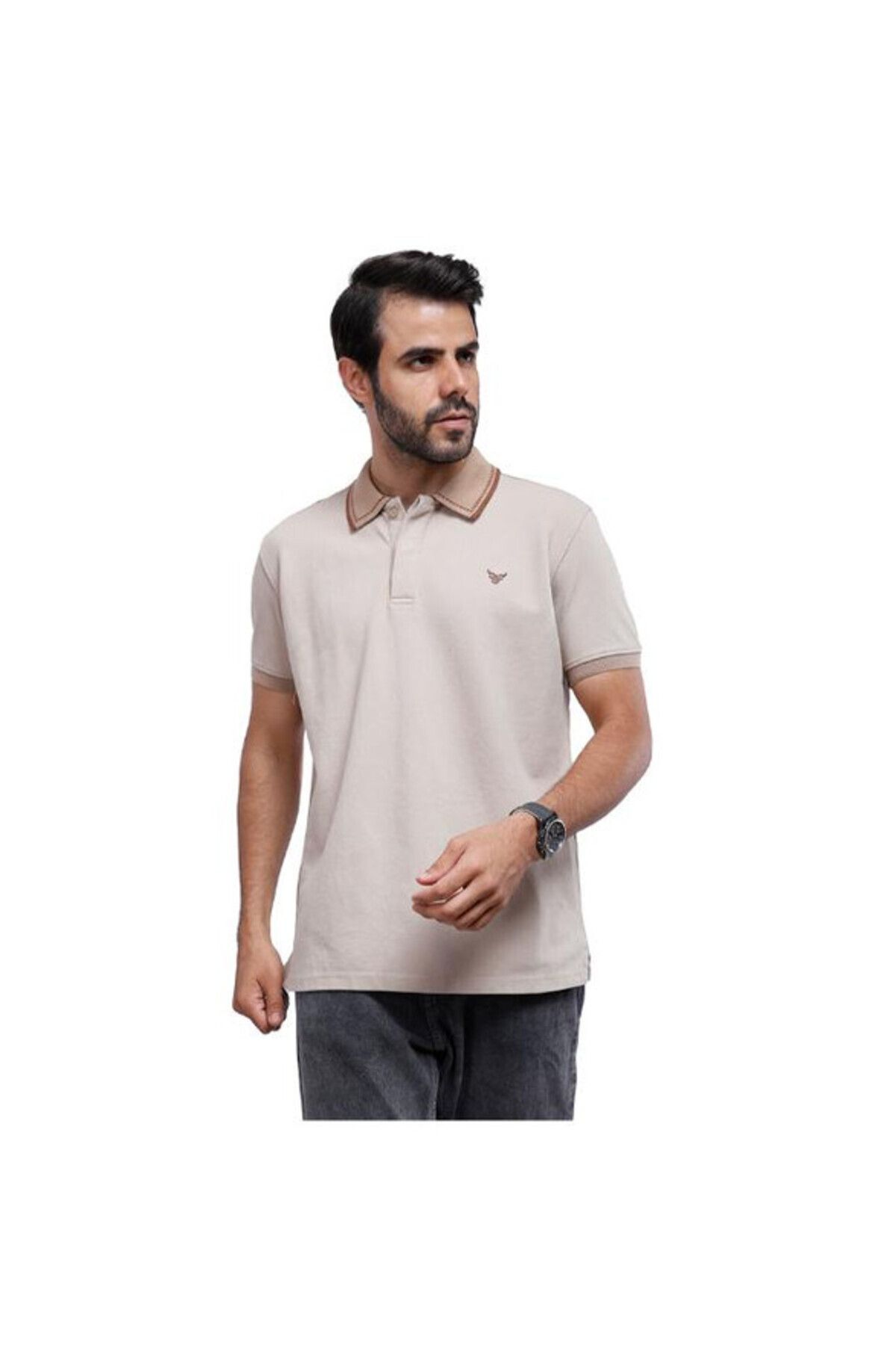 COUP-- Polo-shirt For Men 1100178-beige 3xl 1