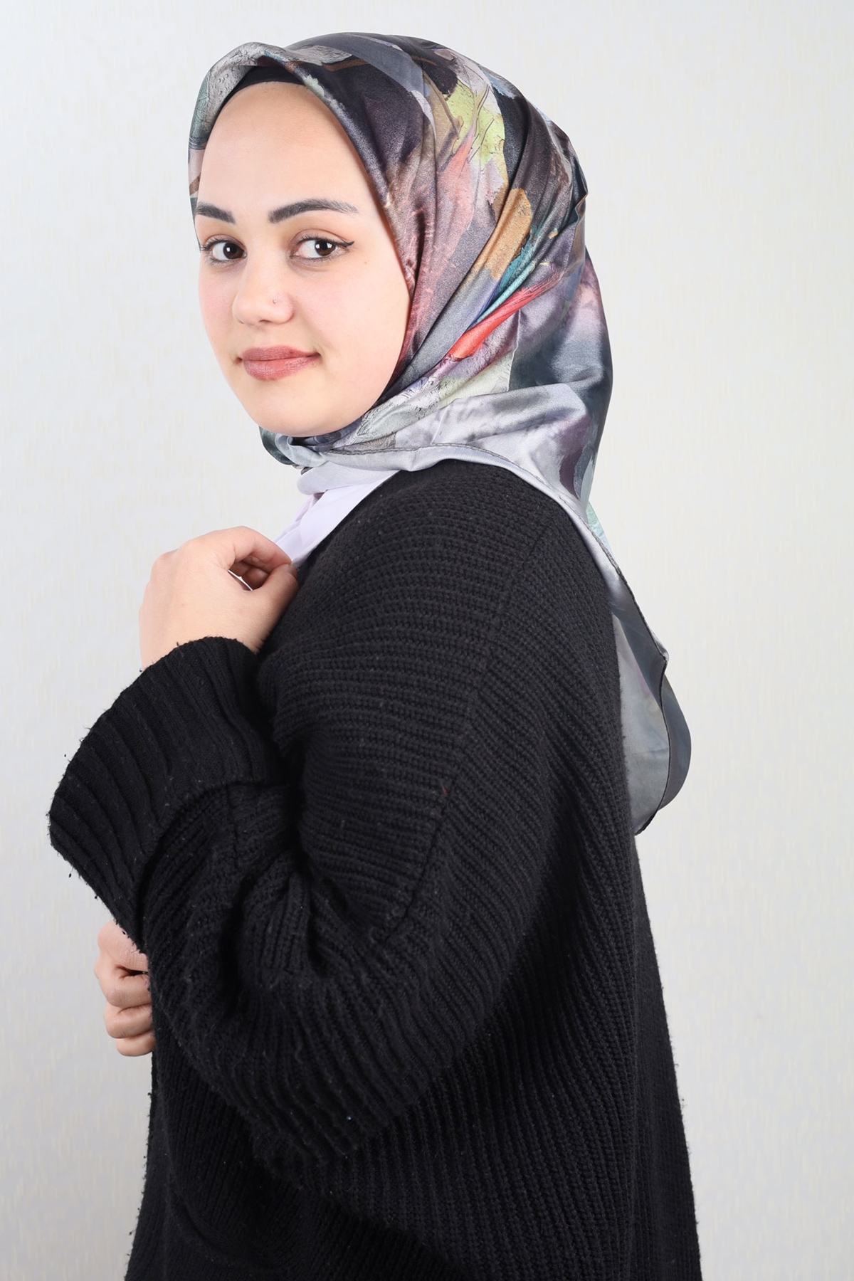 Nurşah Polyester Eşarp Desen 3