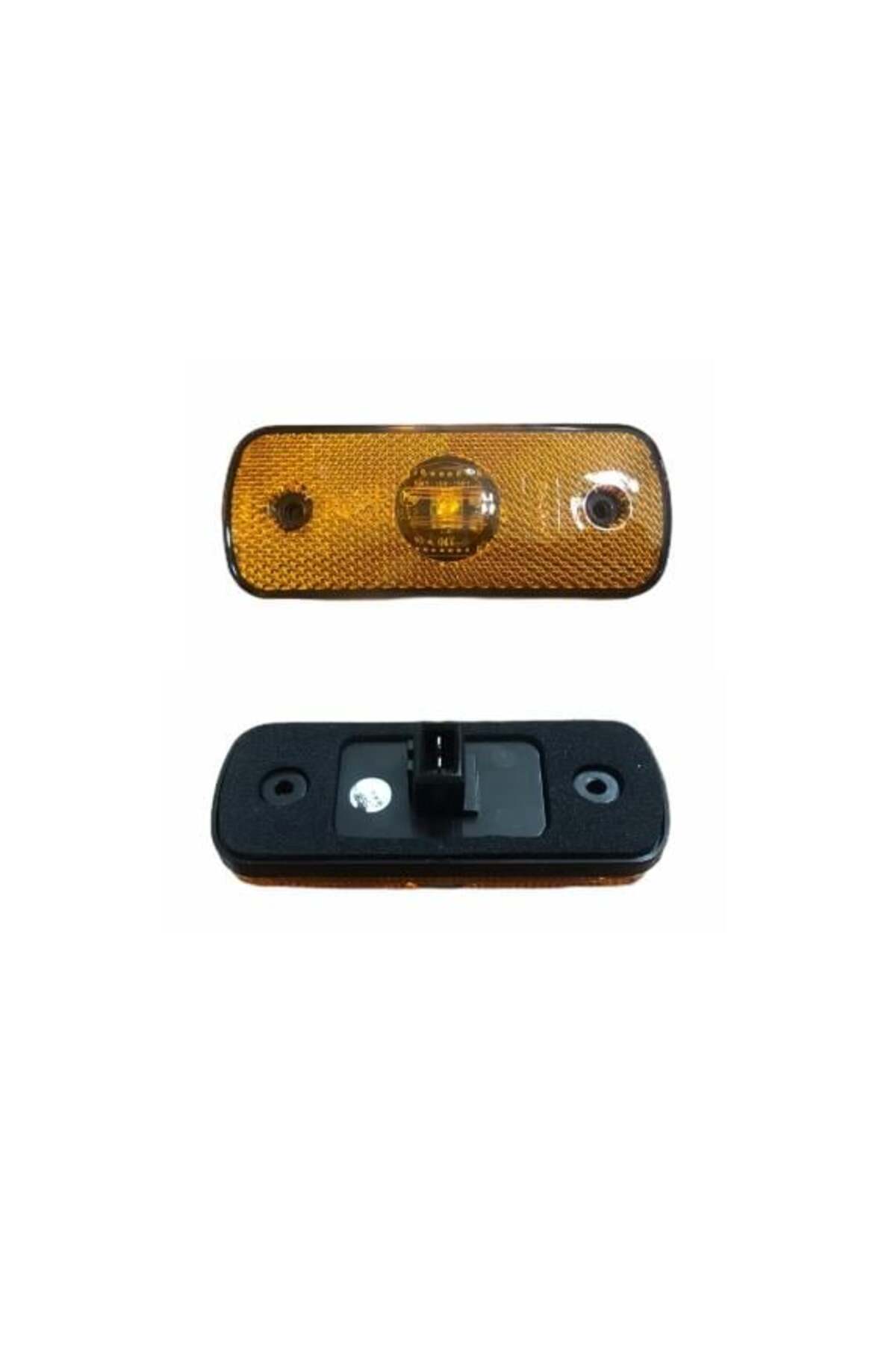 Saba 24V TEK LEDLİ DORSE LAMBA SİDE MARKER SARI (SOKETLİ) - Fiyatı
