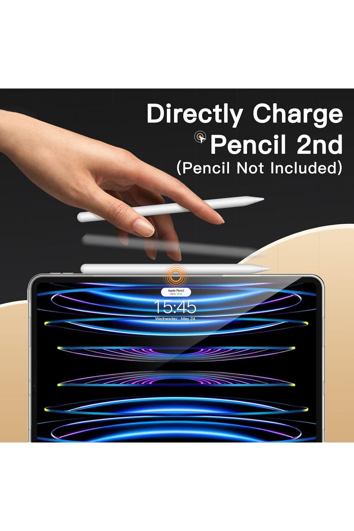 erorex-حافظة JETech لجهاز iPad Pro مقاس 11 بوصة موديل 2022/2021/2020 (الجيل الرابع/الثالث/الثاني)، مصنوعة من مادة TPU الناعمة الشفافة 4