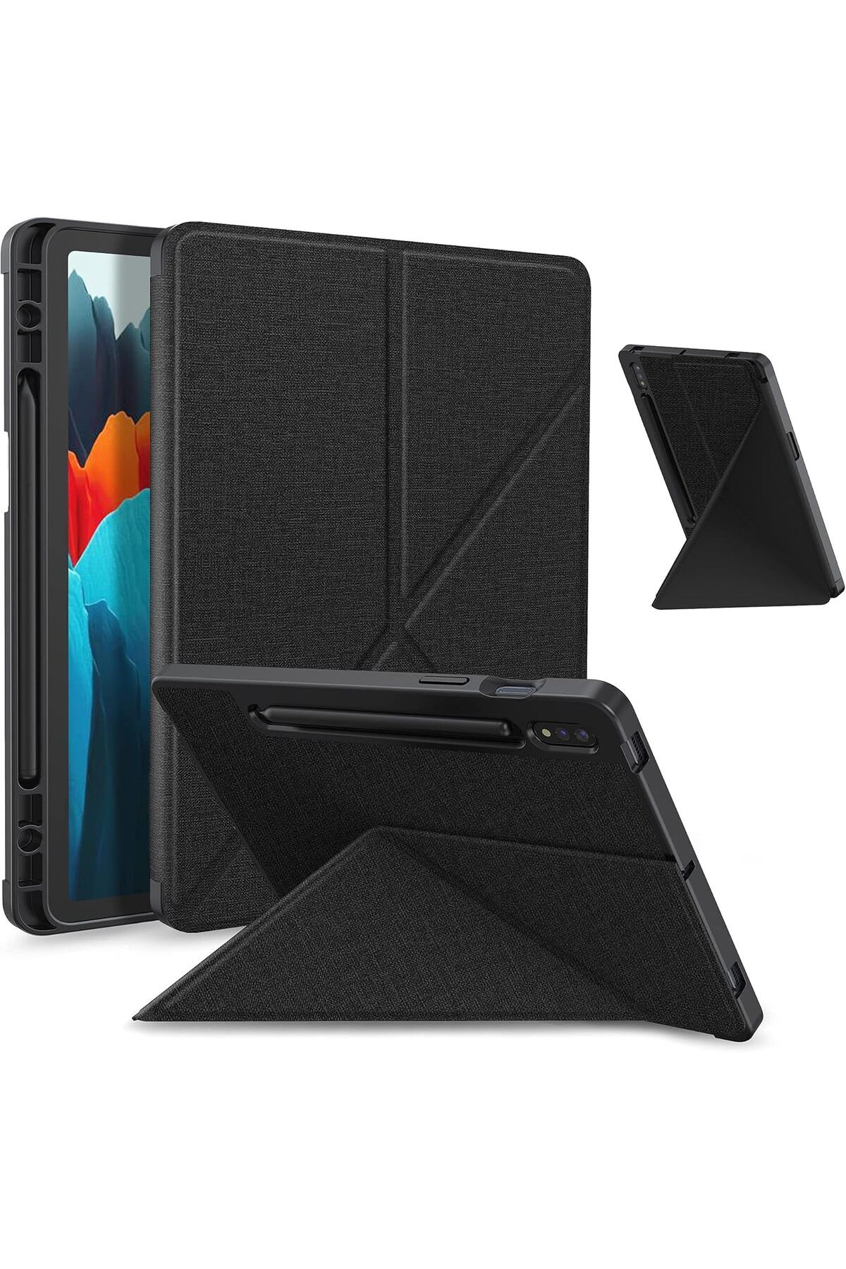 erorex-جراب Fegishilly لجهاز Galaxy Tab S7 مقاس 11 بوصة 2020، جراب رفيع قابل للطي، زوايا مشاهدة متعددة، ناعم 1