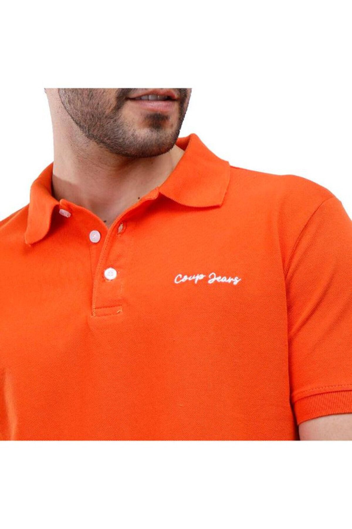 COUP-- Polo-shirt For Men 1100167-orange 2xl 2