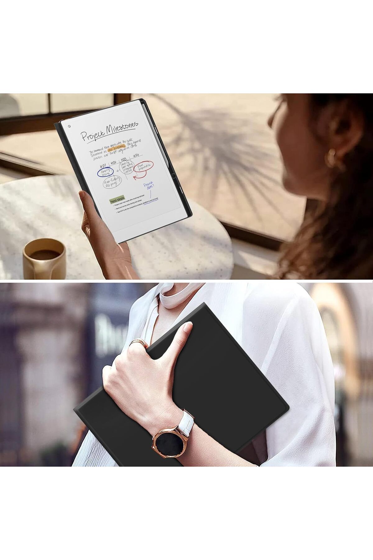 erorex-حافظة E NET-CASE لجهاز Remarkable Paper Pro Tablet مقاس 11.8 بوصة (إصدار 2024)، حافظة رفيعة وخفيفة الوزن 7