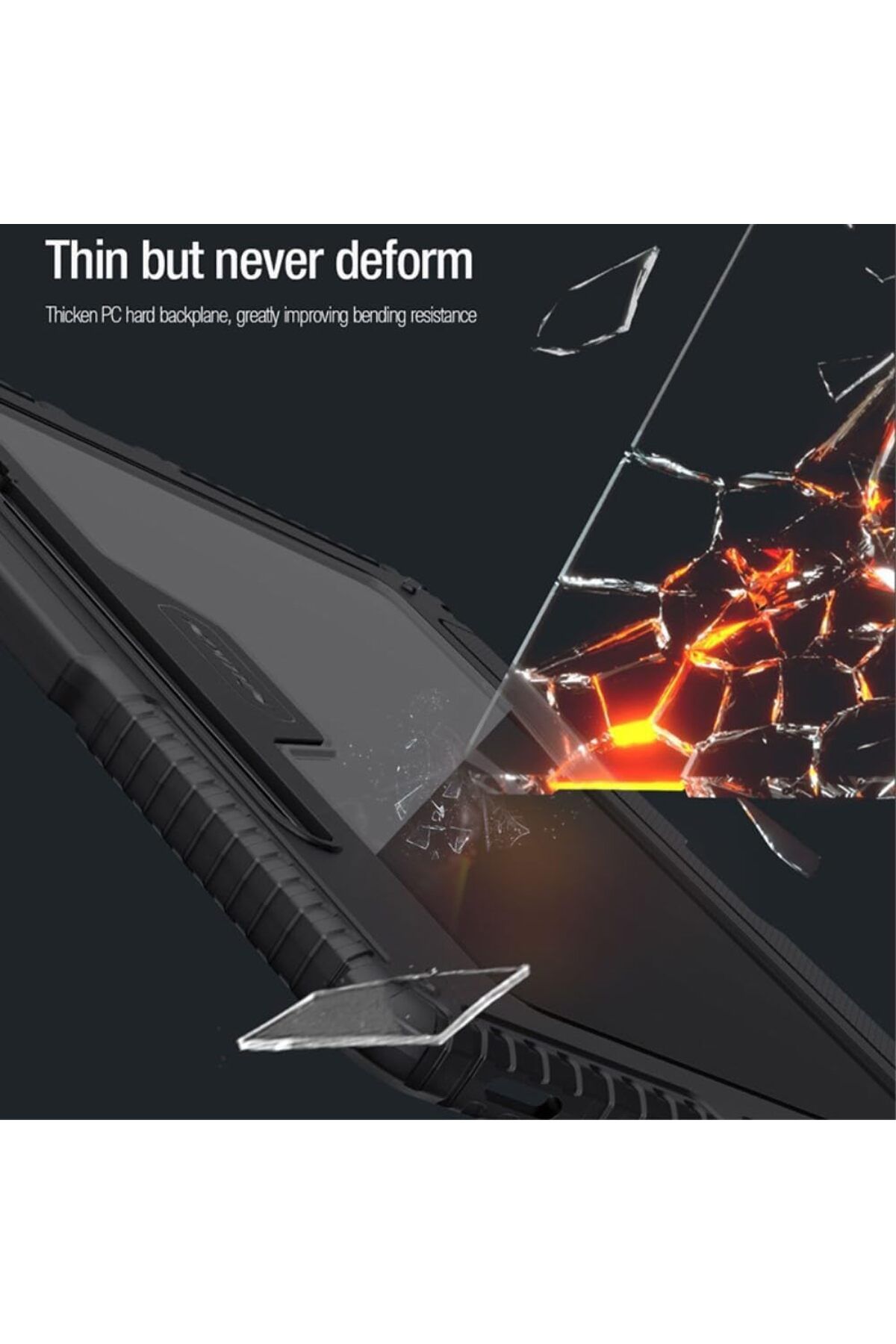 erorex-Nillkin Bumper Combo Keyboard Backlit Version Case Designed For Samsung Galaxy Tab S9 FE Plus, Pen 5