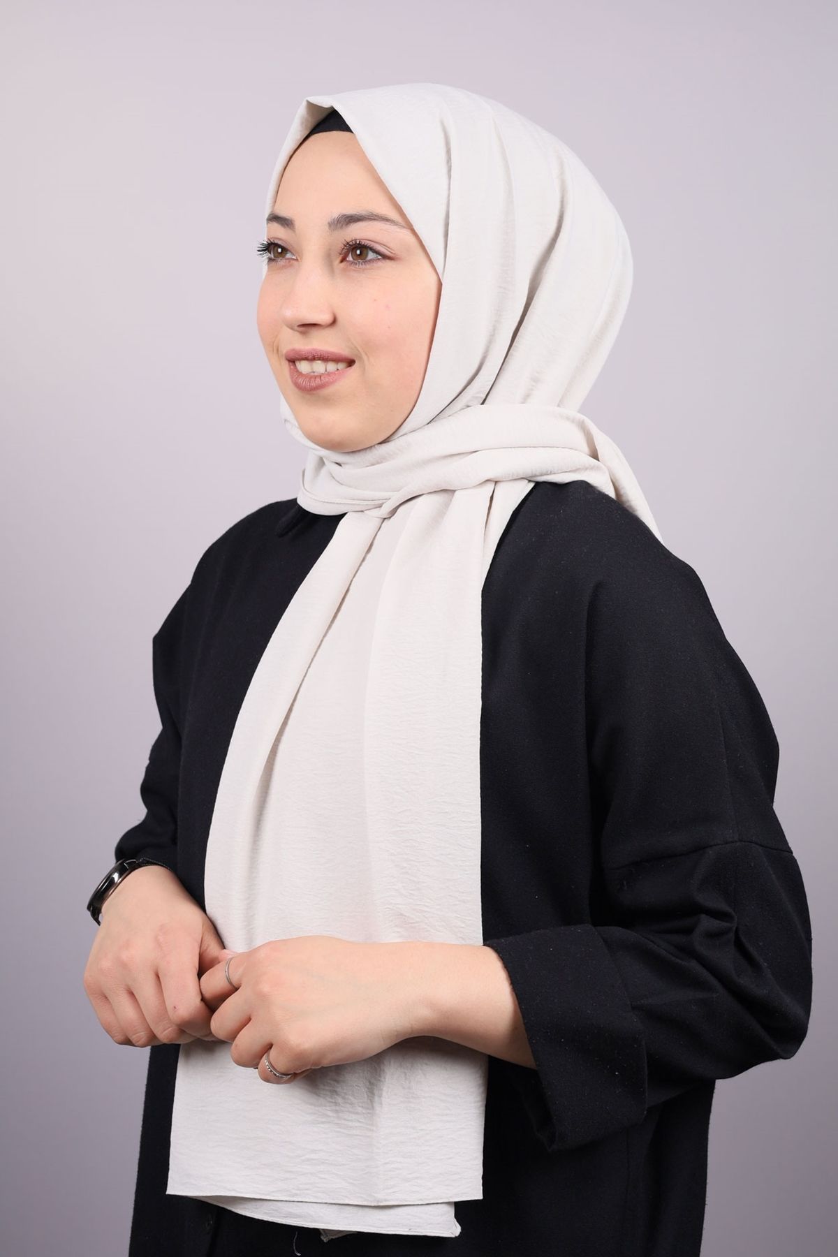 PİRAMİT Şal Din Bumbac De Culoare Solidă Piramidă - Model-01 - Culoare-27 Femeie - 70 x 200