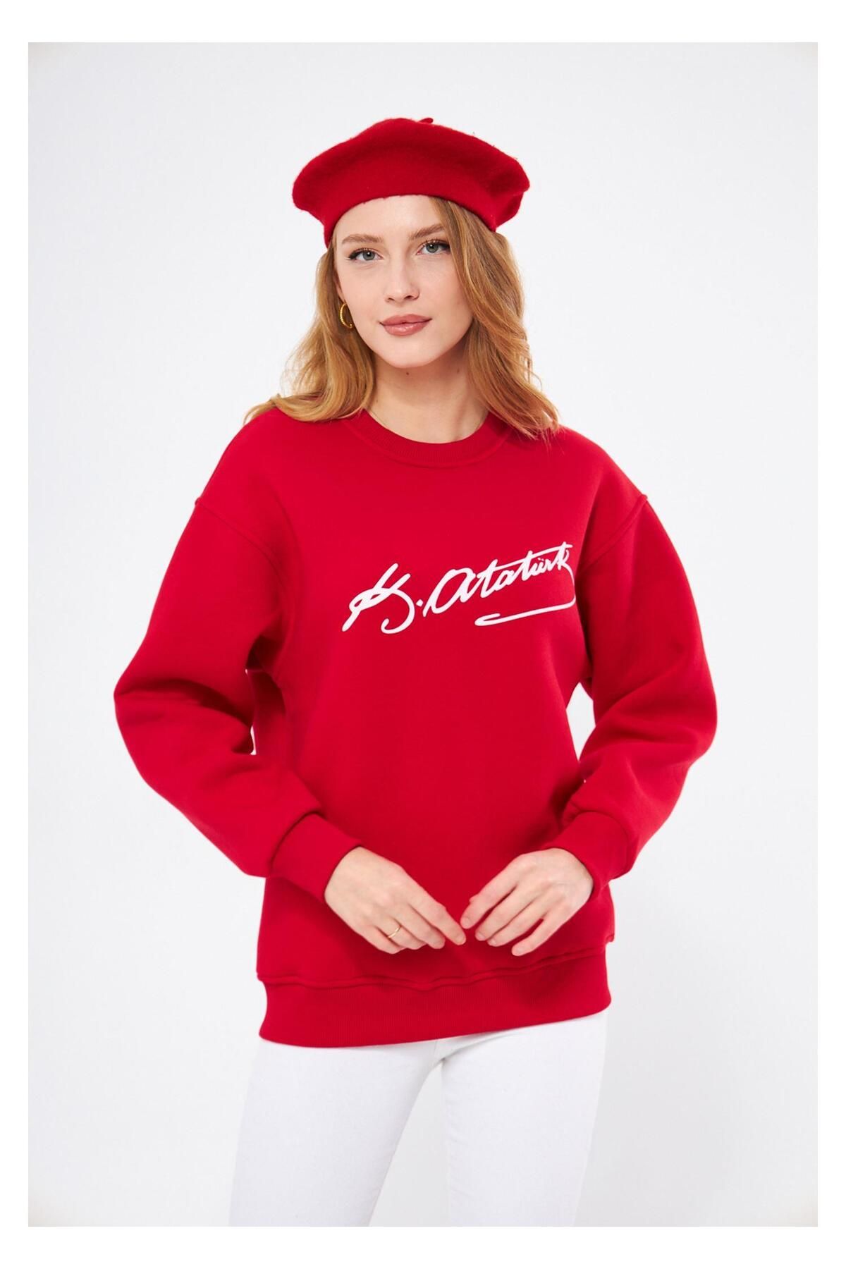 TIFFANY&TOMATO Cumhuriyet Koleksiyonu ATATÜRK İmzalı Sweatshirt