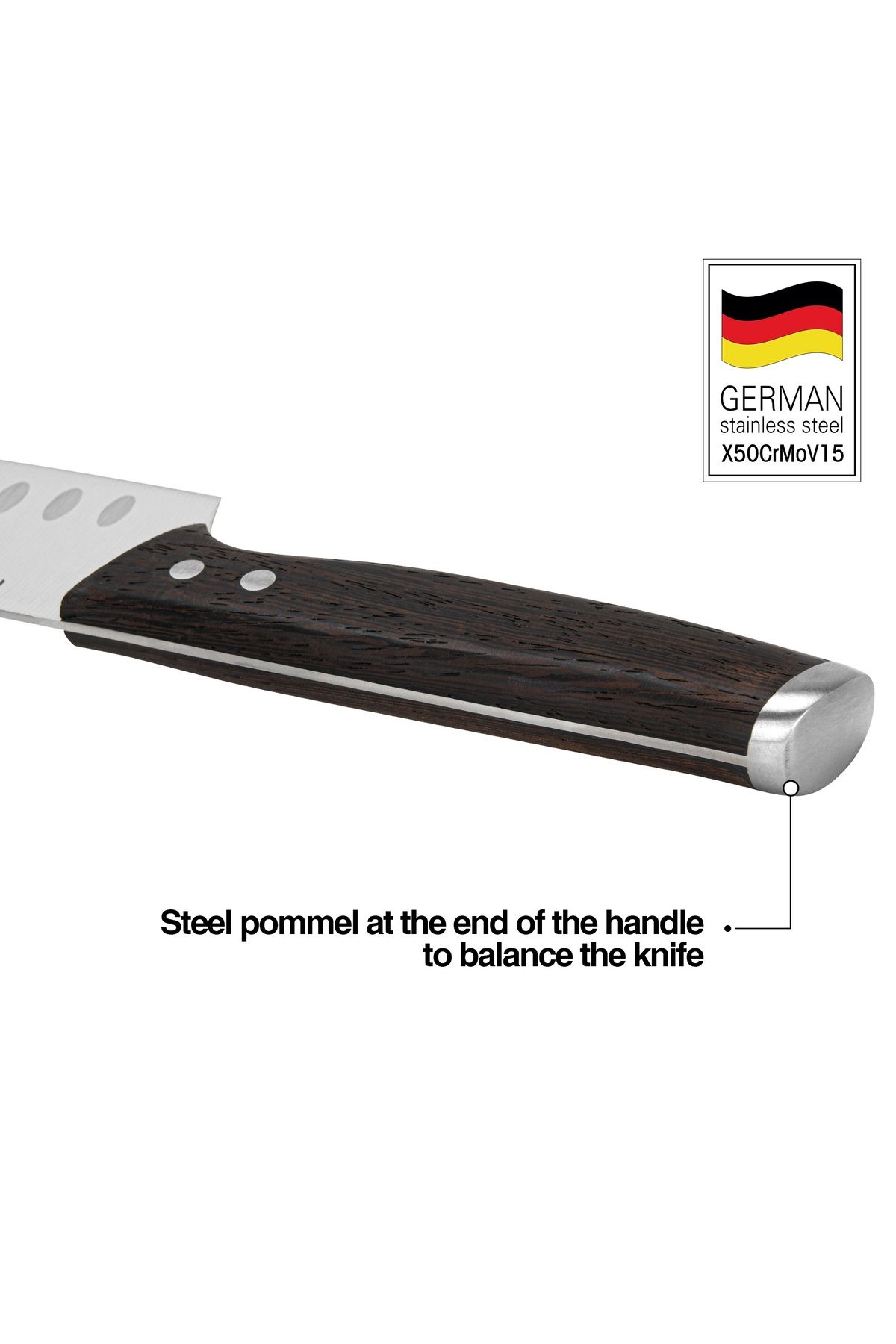 Fissman-7'' Santoku Knife Ferdinand Series, with Sharp Blade and Sturdy Non Slip Handle 3