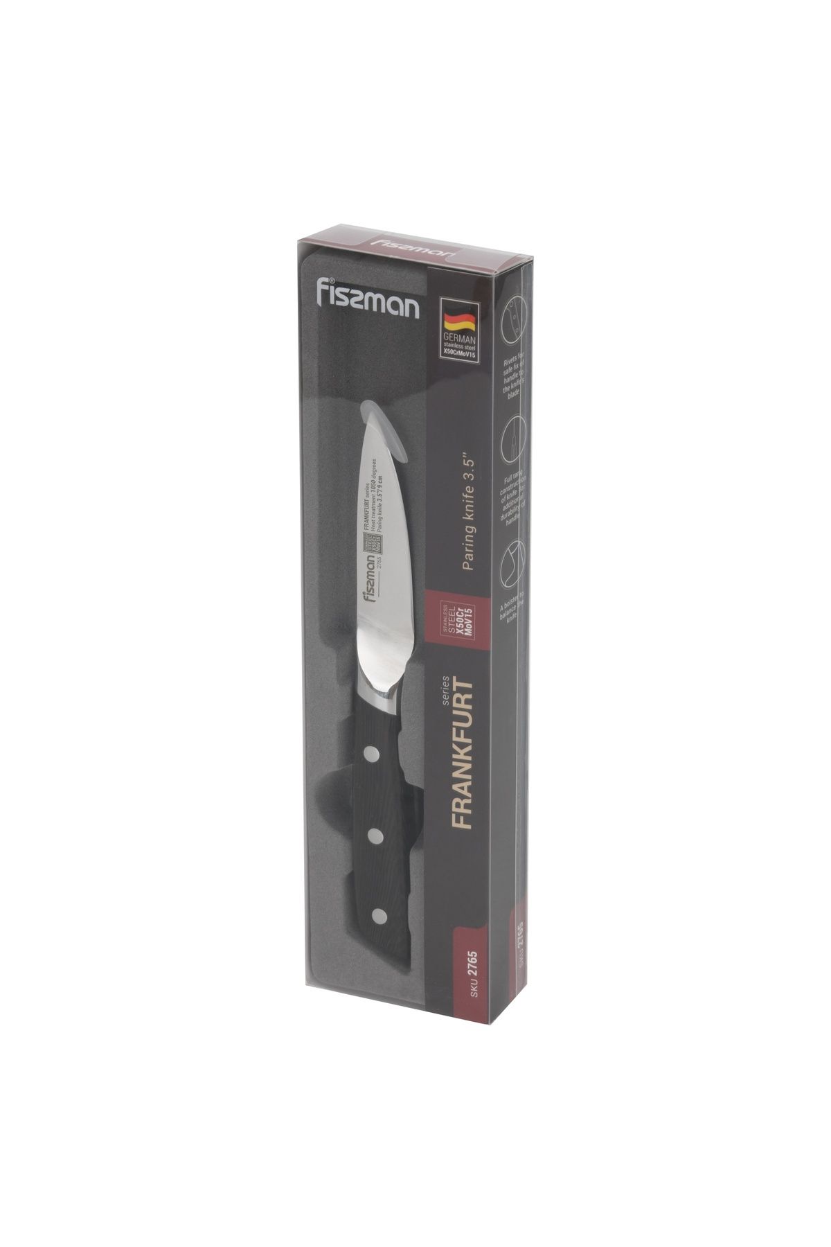Fissman-3.5" Paring Knife Frankfruit Sturdy And Elegant Handle, Minimalist Design with Sharp Blade 6