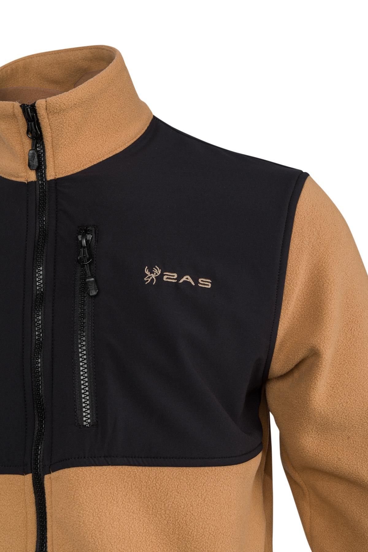 2AS-Ανδρικό φούτερ Thin Fleece - Cliff Camel 3