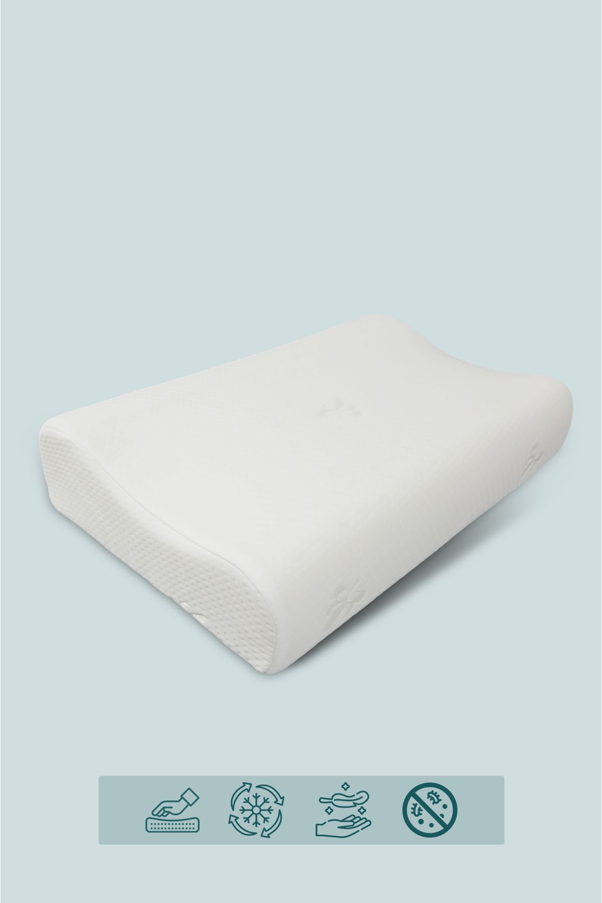 Art Comfort-High quality flexible memory foam medical pillow is comfortable and supports the curve of the head and neck perfectly 1