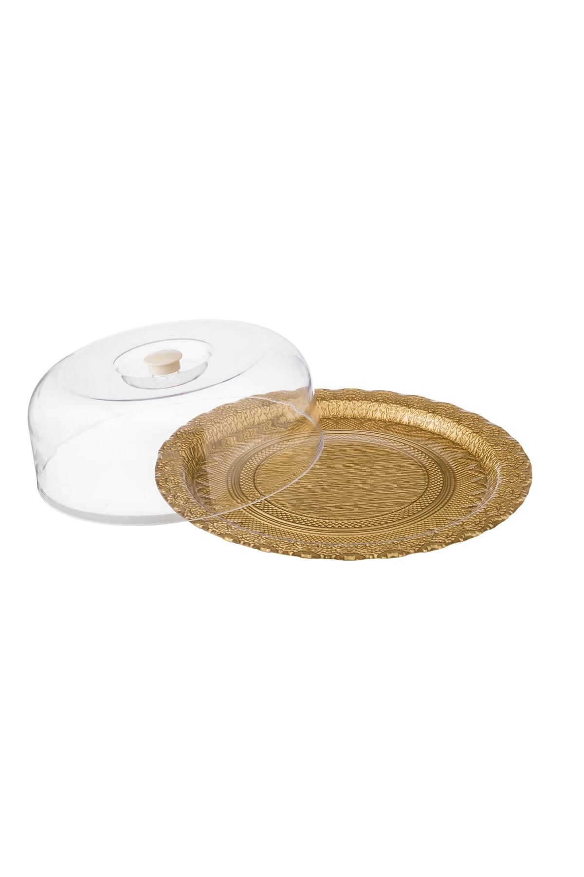 Dania-Glass serving plate for serving cake with acrylic lid 2