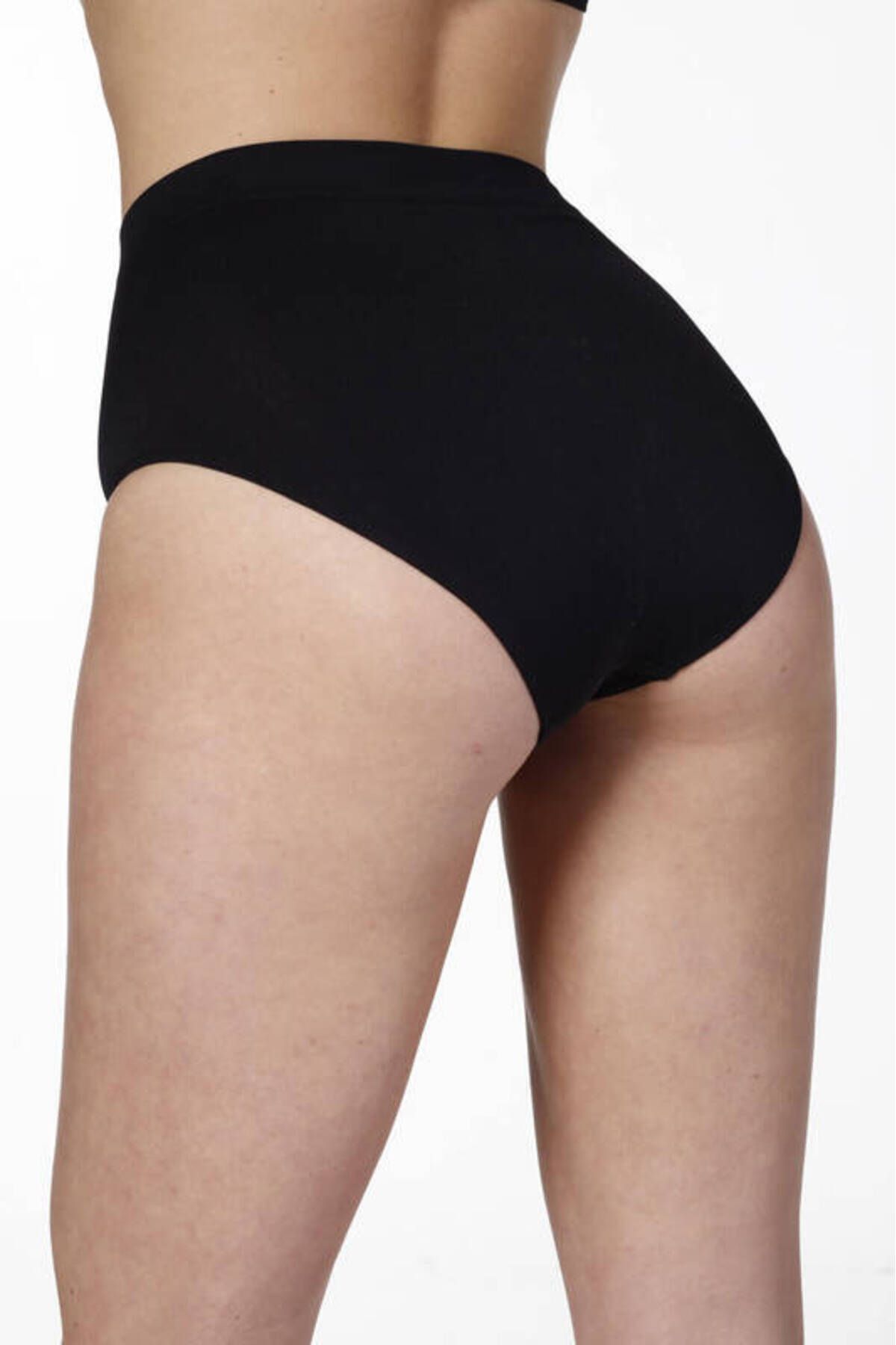 SheyMa Giyim stl Dikişsiz Yüksek Bel Bato Kesim Slip Korse 5205