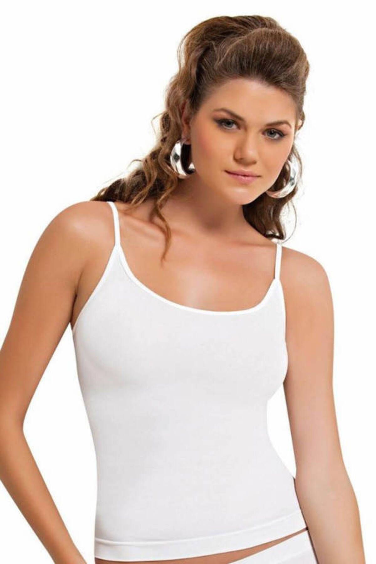 SHEYMA stl Nbb Dikişsiz İnce Askılı Atlet 2433