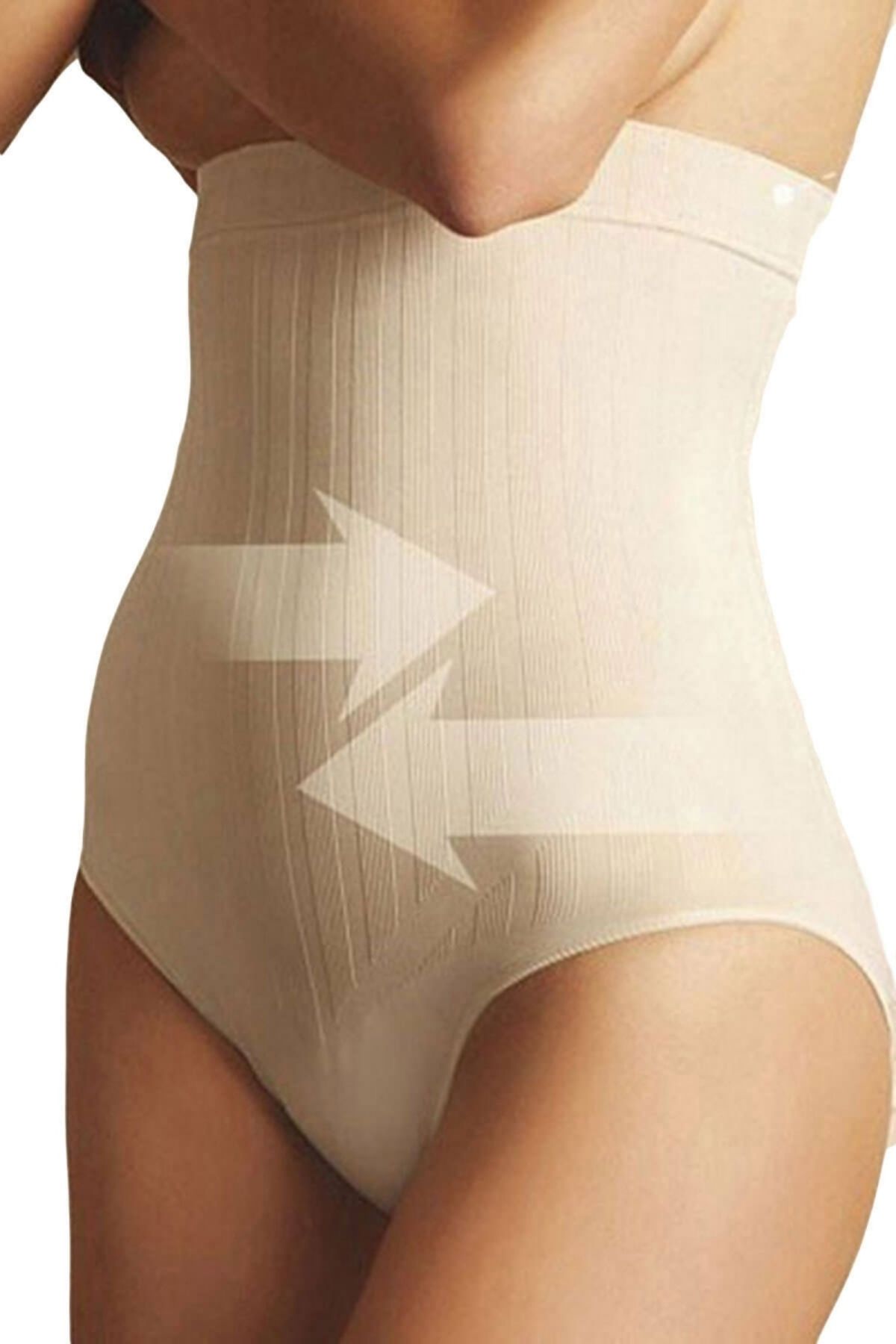 SheyMa Giyim SheyMa stl Karın ve Popo Toparlayıcı Dikişsiz Slip Korse 2477